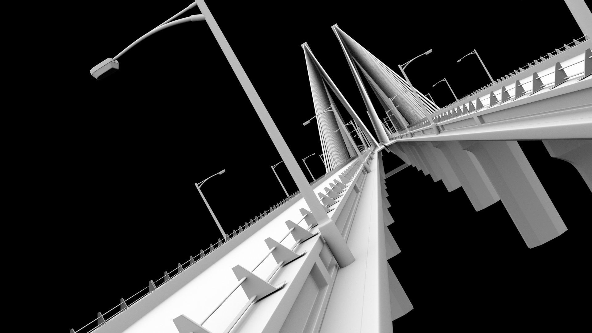 SeaLink san francisco bay bridge Low-poly 3D model_14