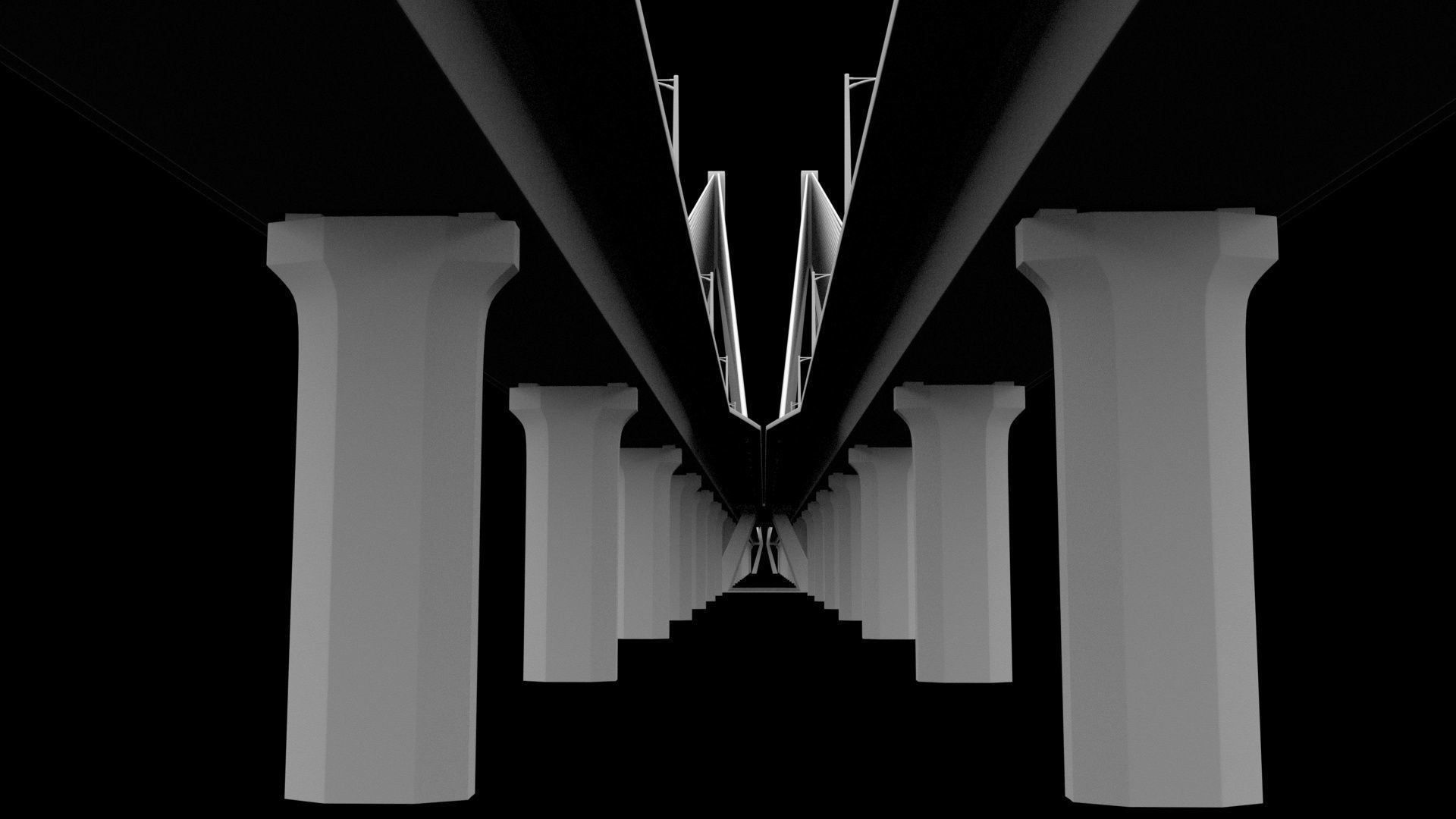 SeaLink san francisco bay bridge Low-poly 3D model_12