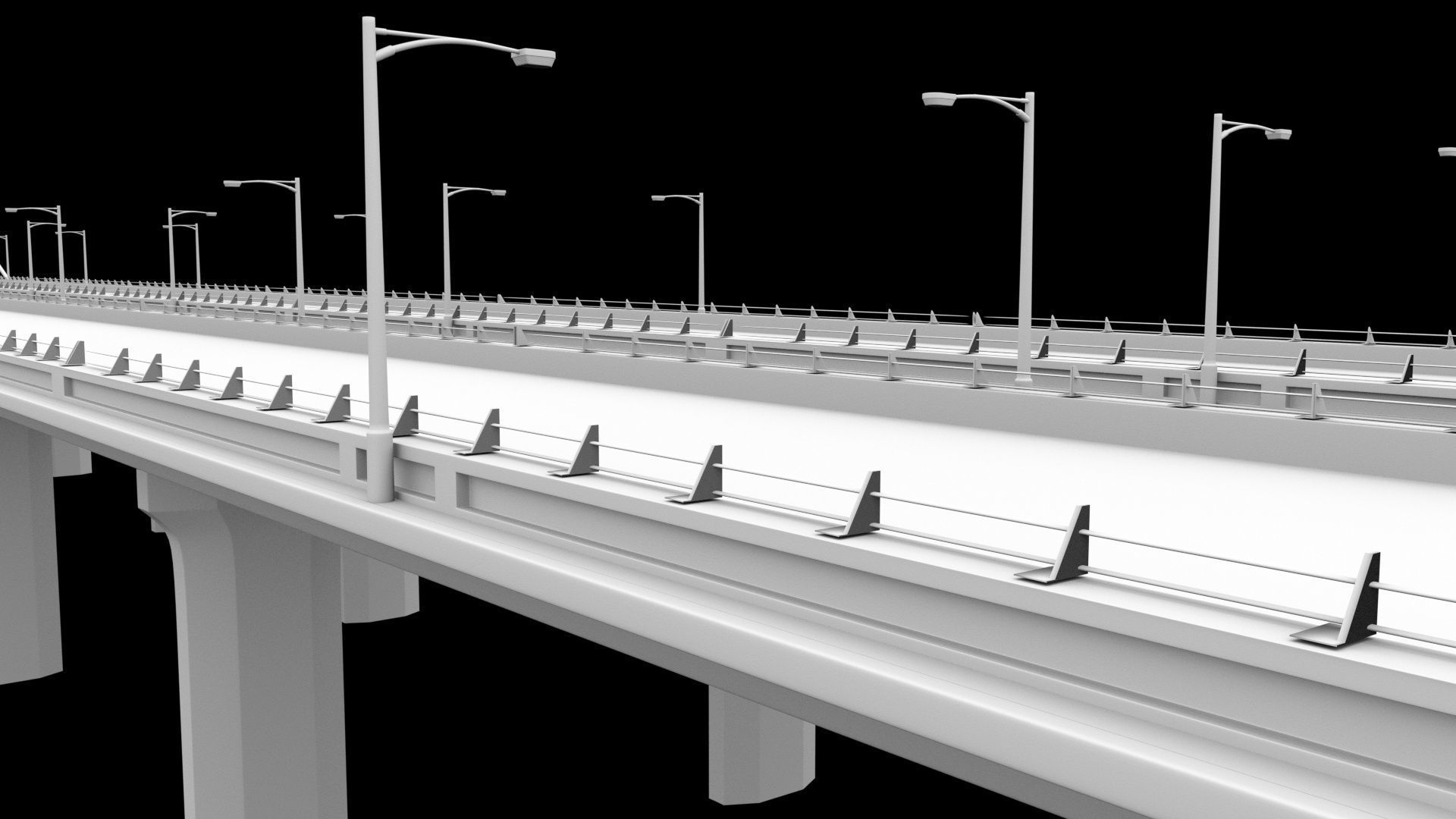 SeaLink san francisco bay bridge Low-poly 3D model_9