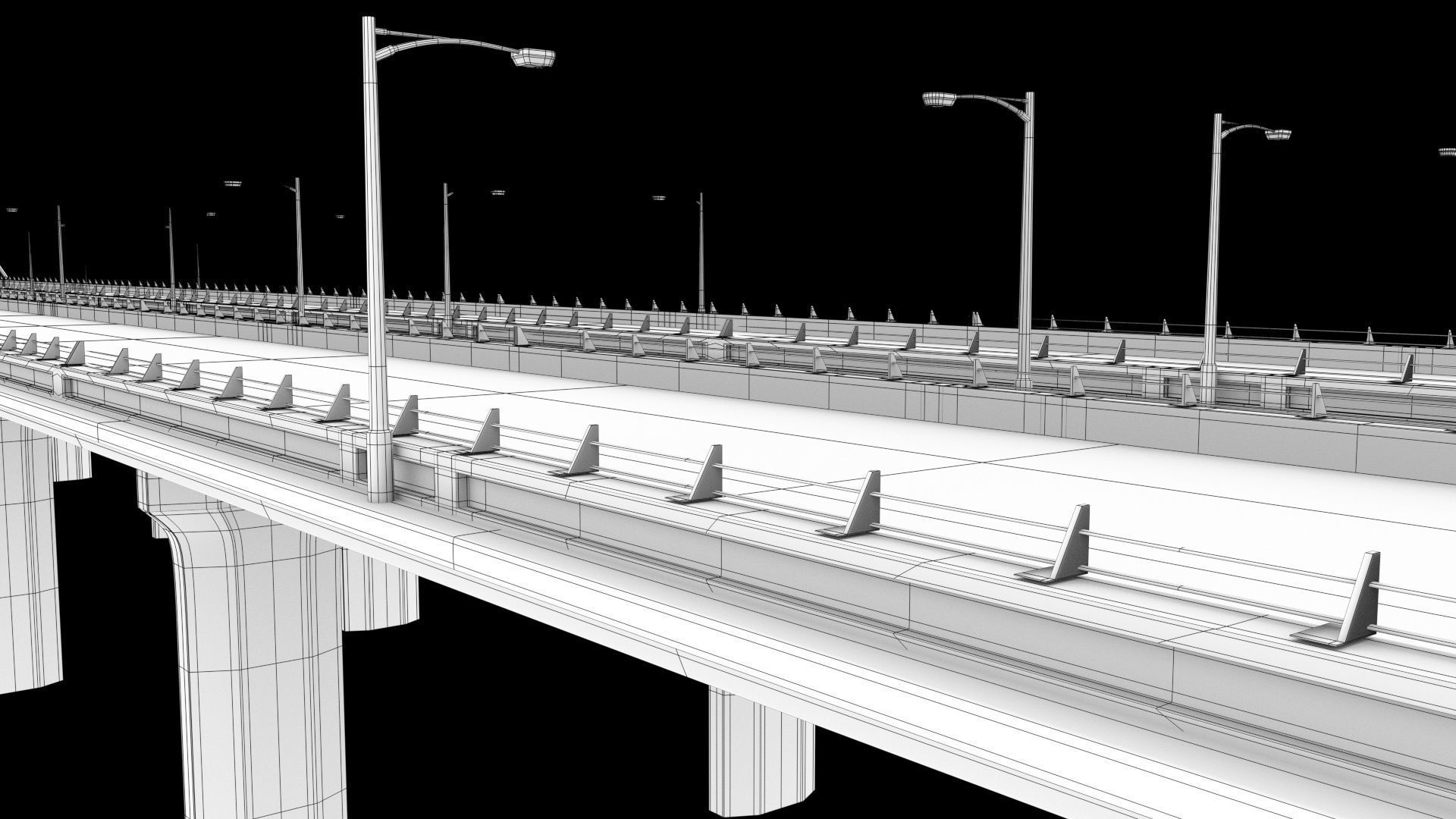 SeaLink san francisco bay bridge Low-poly 3D model_25