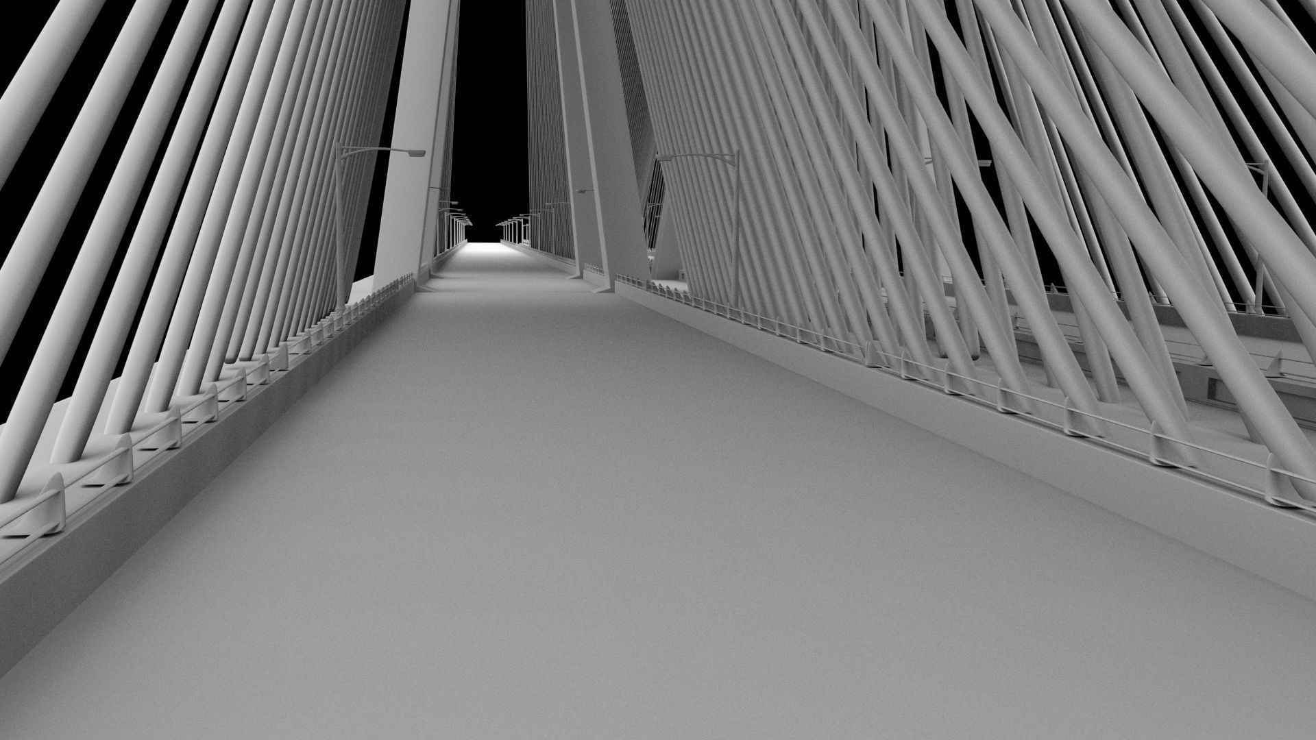 SeaLink san francisco bay bridge Low-poly 3D model_8