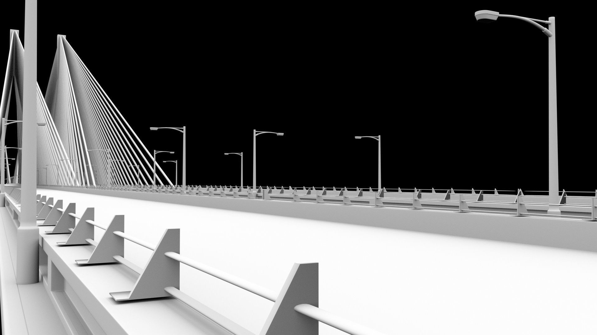 SeaLink san francisco bay bridge Low-poly 3D model_10