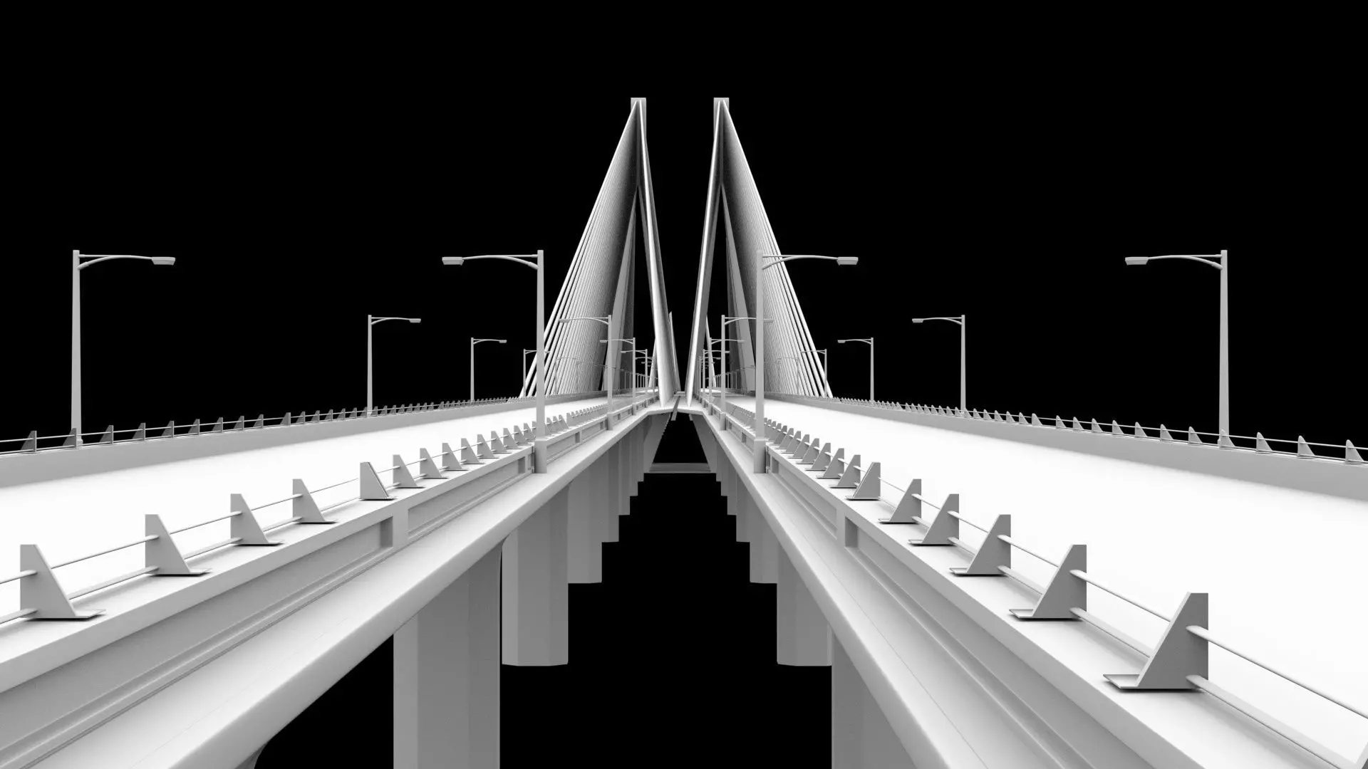 SeaLink san francisco bay bridge Low-poly 3D model_0