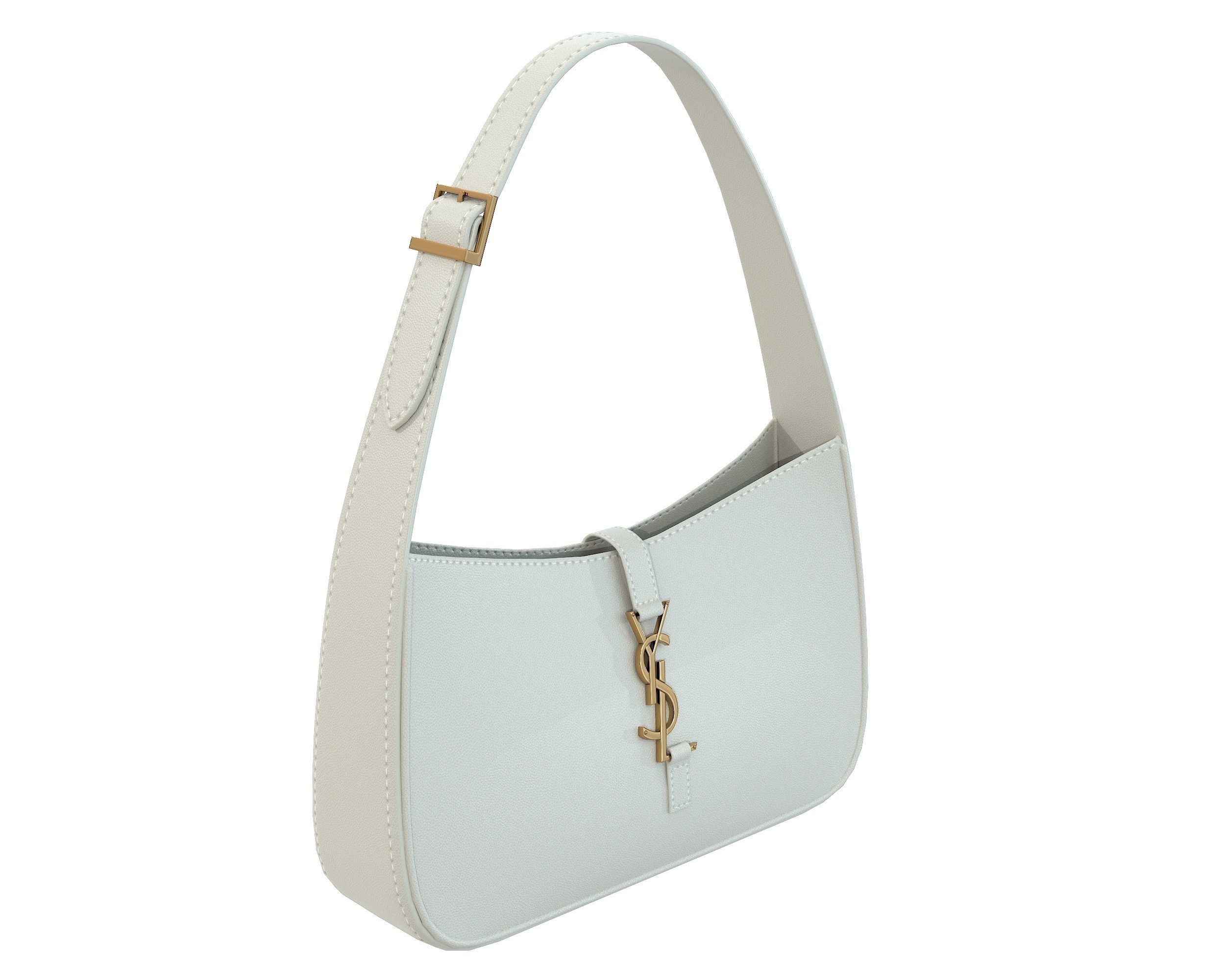 Saint Laurent Le 5 A 7 Hobo Bag Low-poly 3D model_7