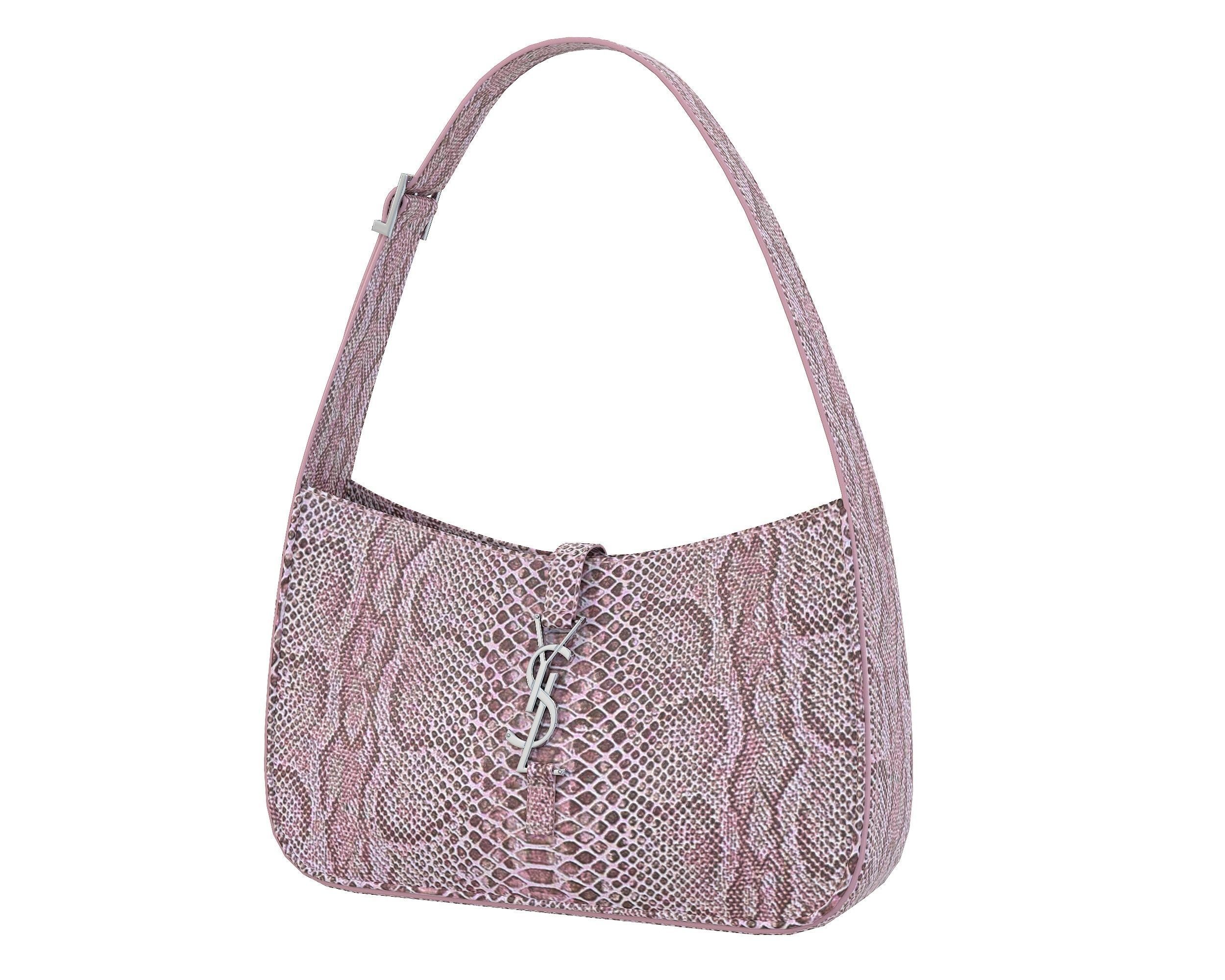 Saint Laurent Le 5 A 7 Hobo Bag Low-poly 3D model_4