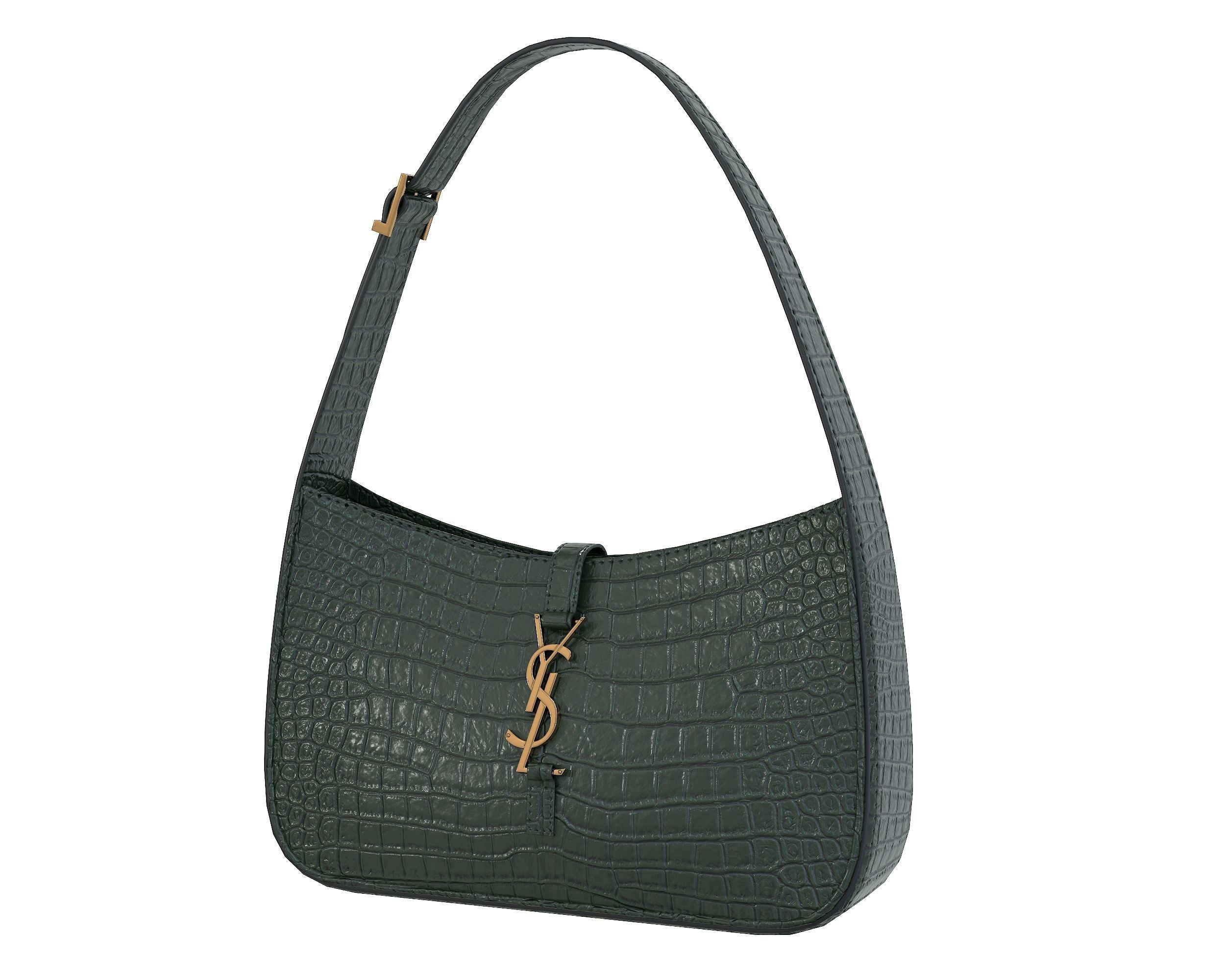 Saint Laurent Le 5 A 7 Hobo Bag Low-poly 3D model_8