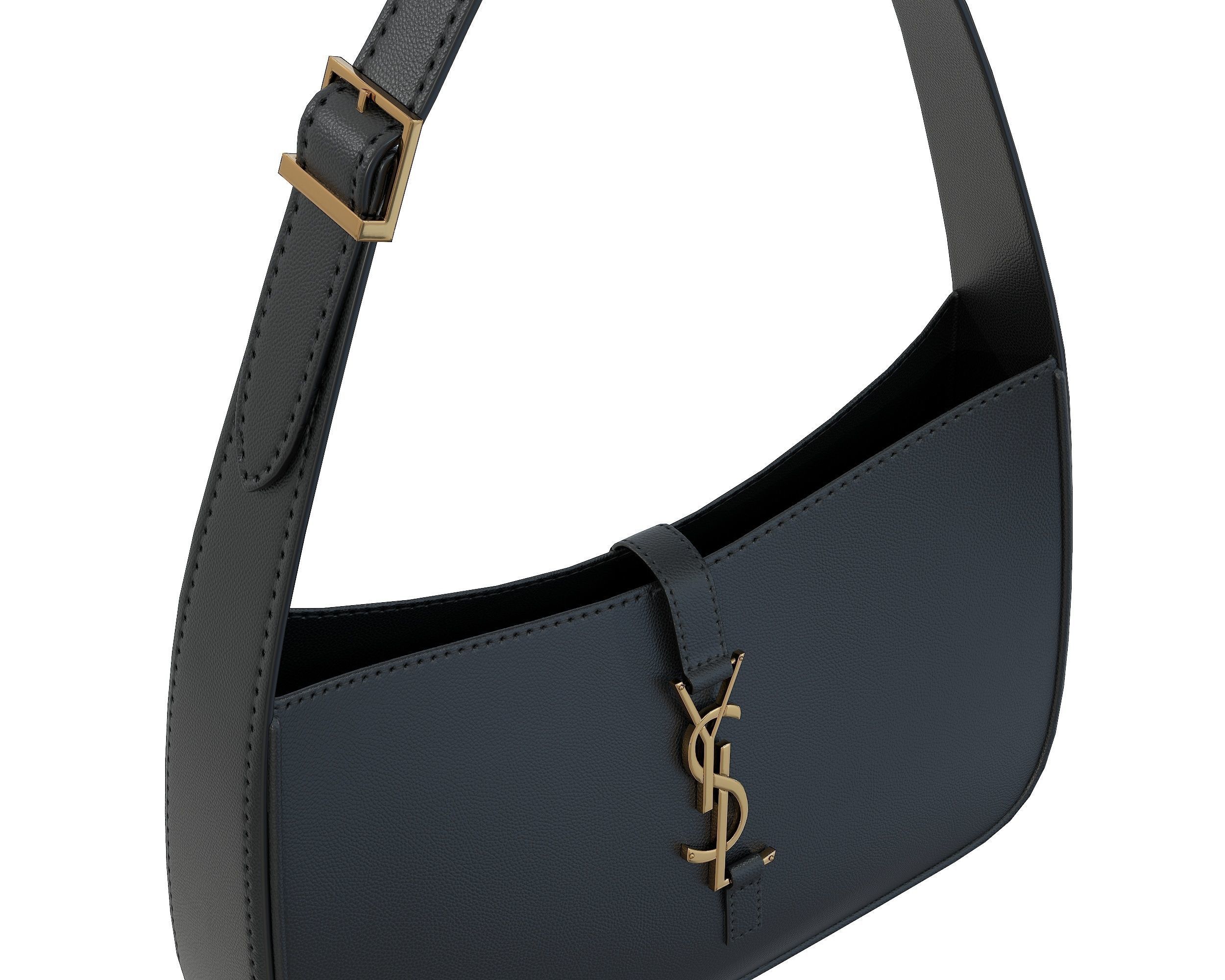Saint Laurent Le 5 A 7 Hobo Bag Low-poly 3D model_17