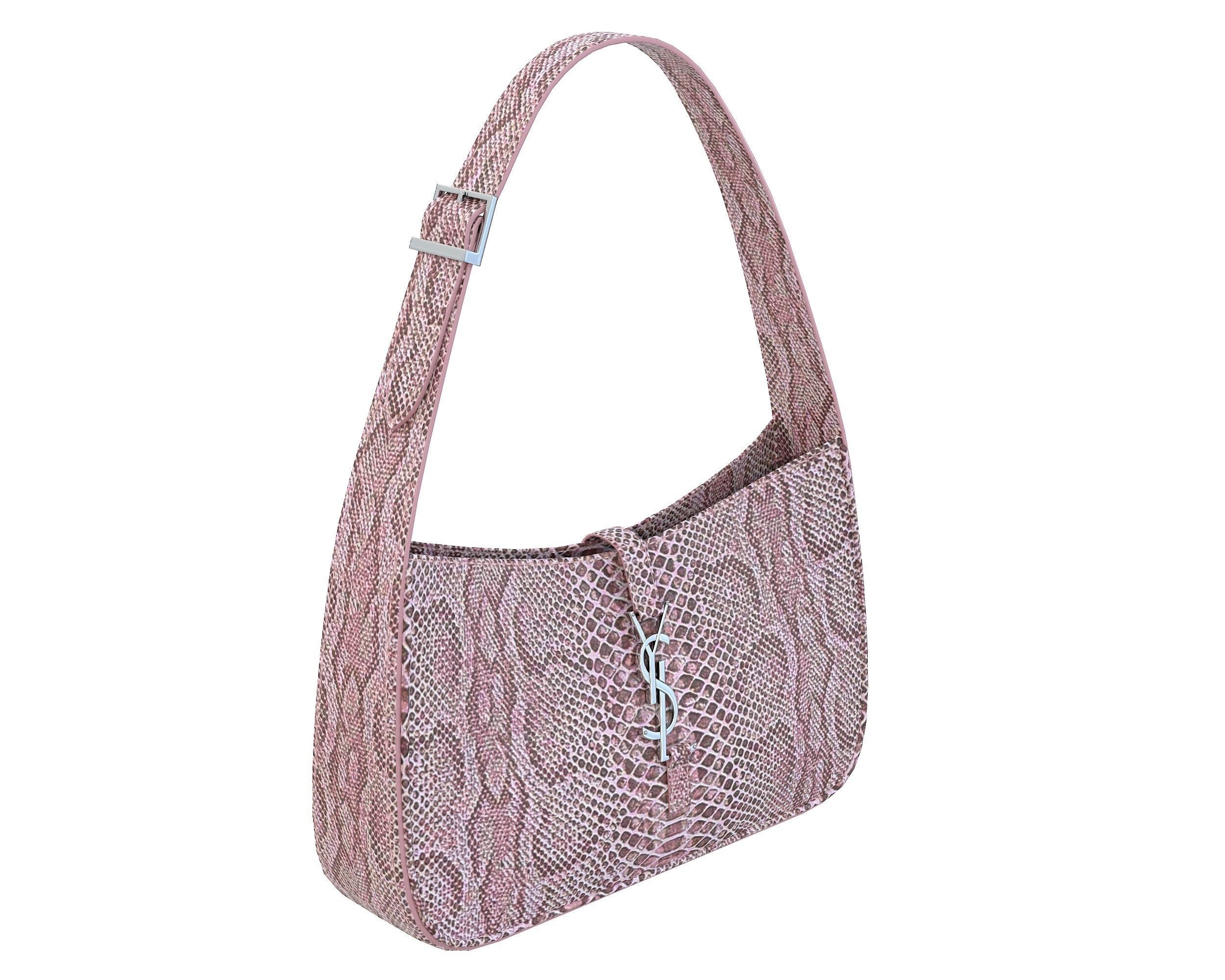 Saint Laurent Le 5 A 7 Hobo Bag Low-poly 3D model_5