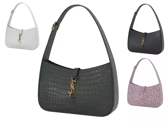 Saint Laurent Le 5 A 7 Hobo Bag Low-poly 3D model
