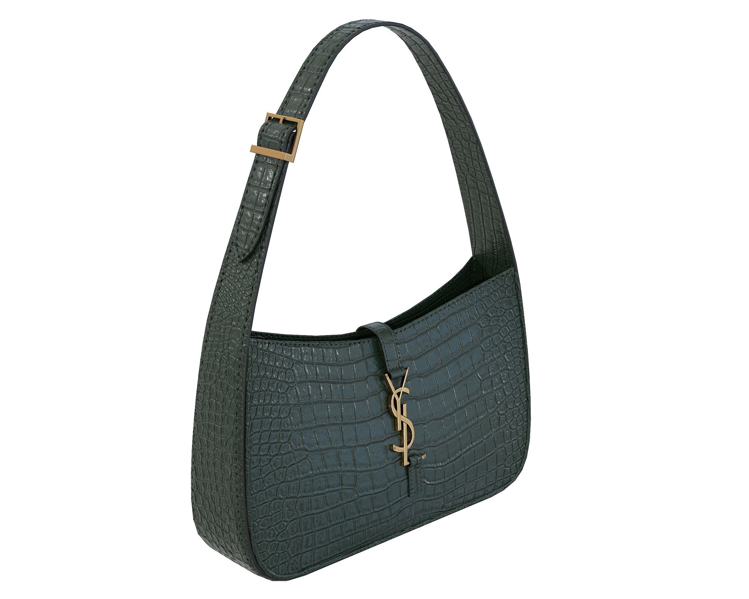 Saint Laurent Le 5 A 7 Hobo Bag Low-poly 3D model_9