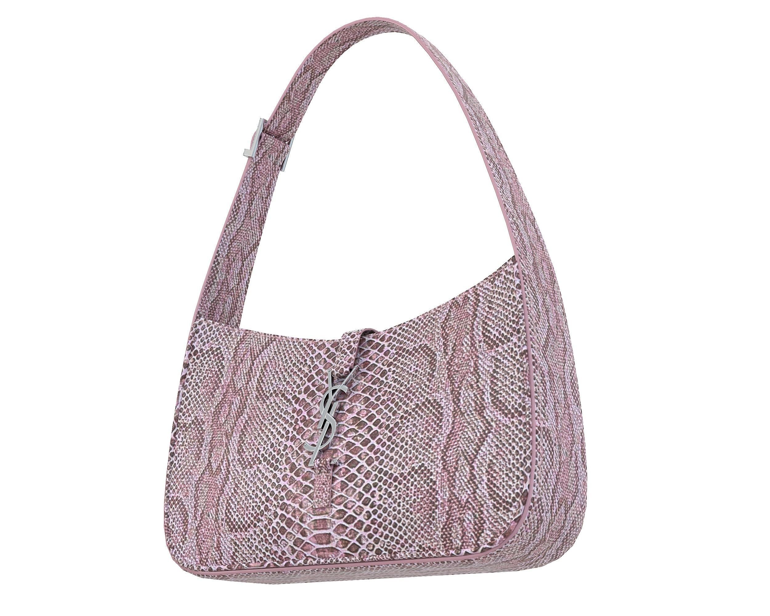 Saint Laurent Le 5 A 7 Hobo Bag Low-poly 3D model_12