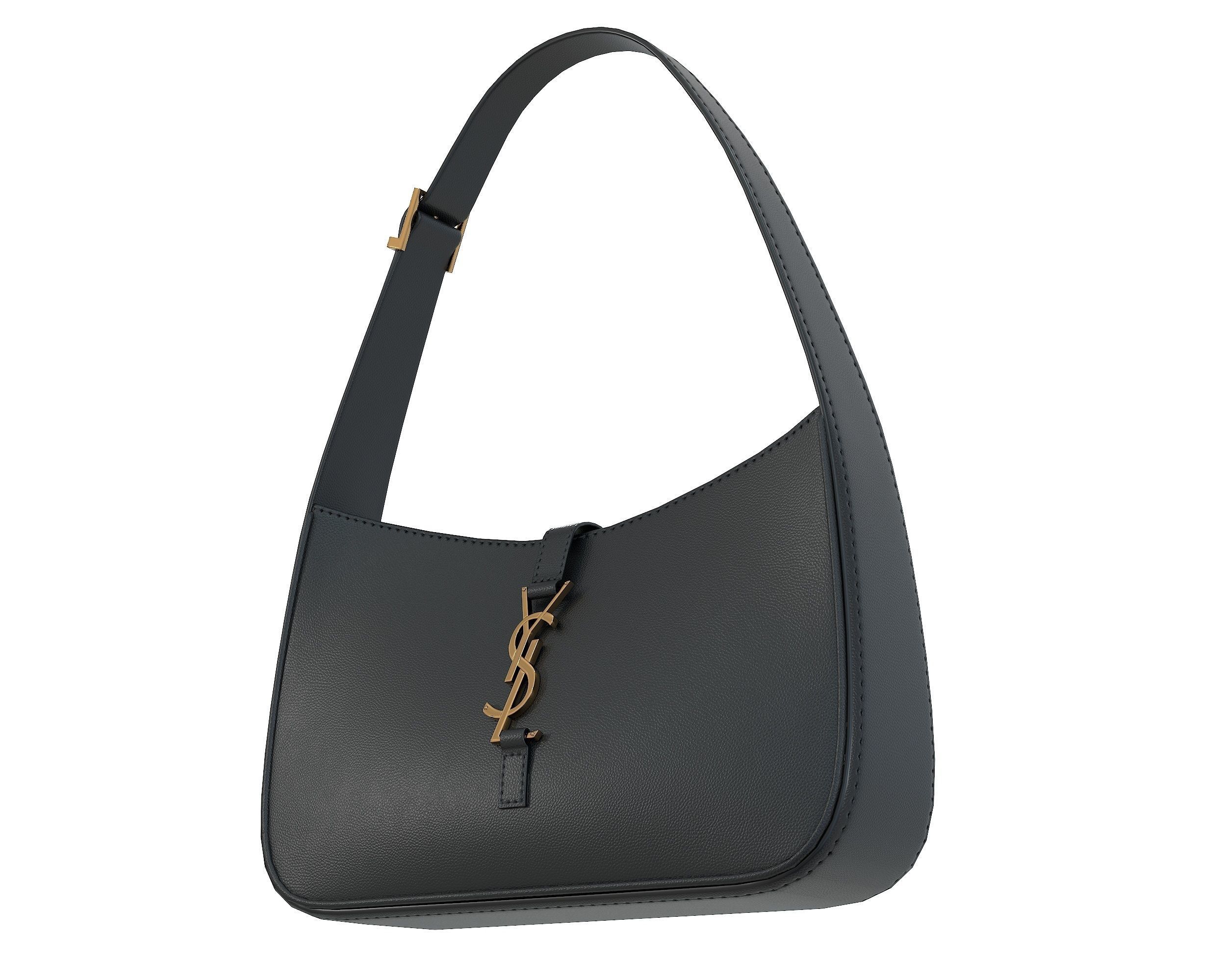 Saint Laurent Le 5 A 7 Hobo Bag Low-poly 3D model_13