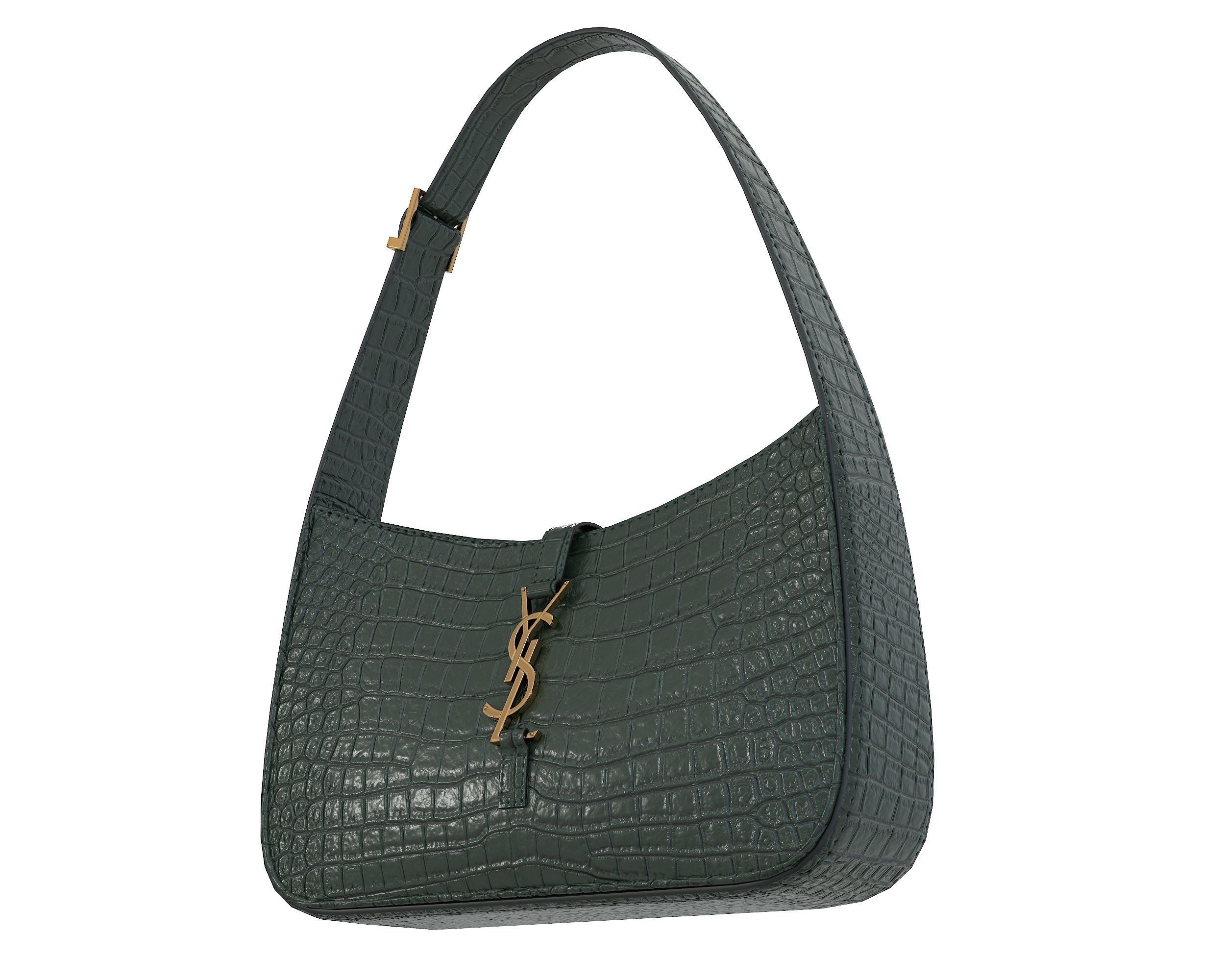 Saint Laurent Le 5 A 7 Hobo Bag Low-poly 3D model_10