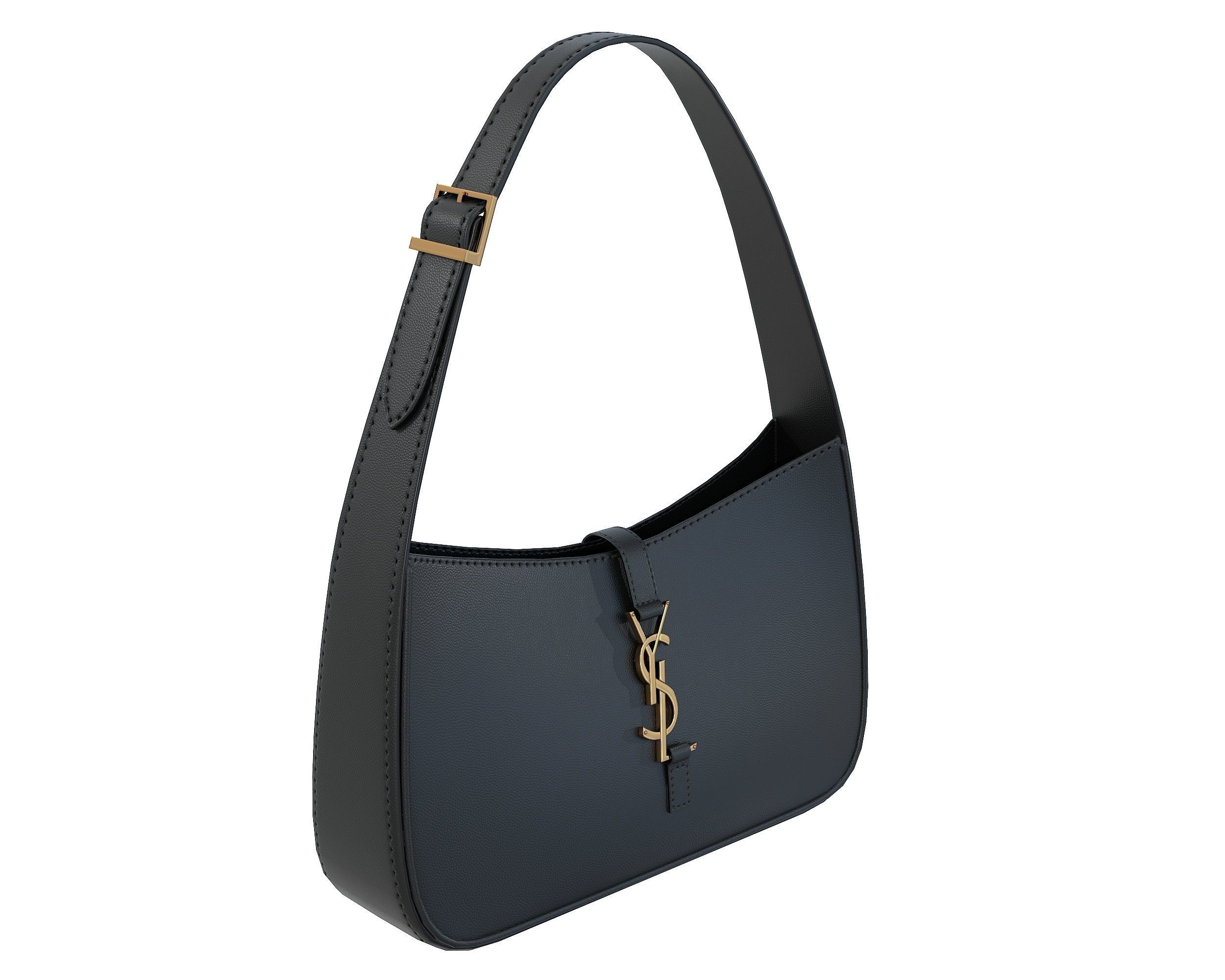 Saint Laurent Le 5 A 7 Hobo Bag Low-poly 3D model_3