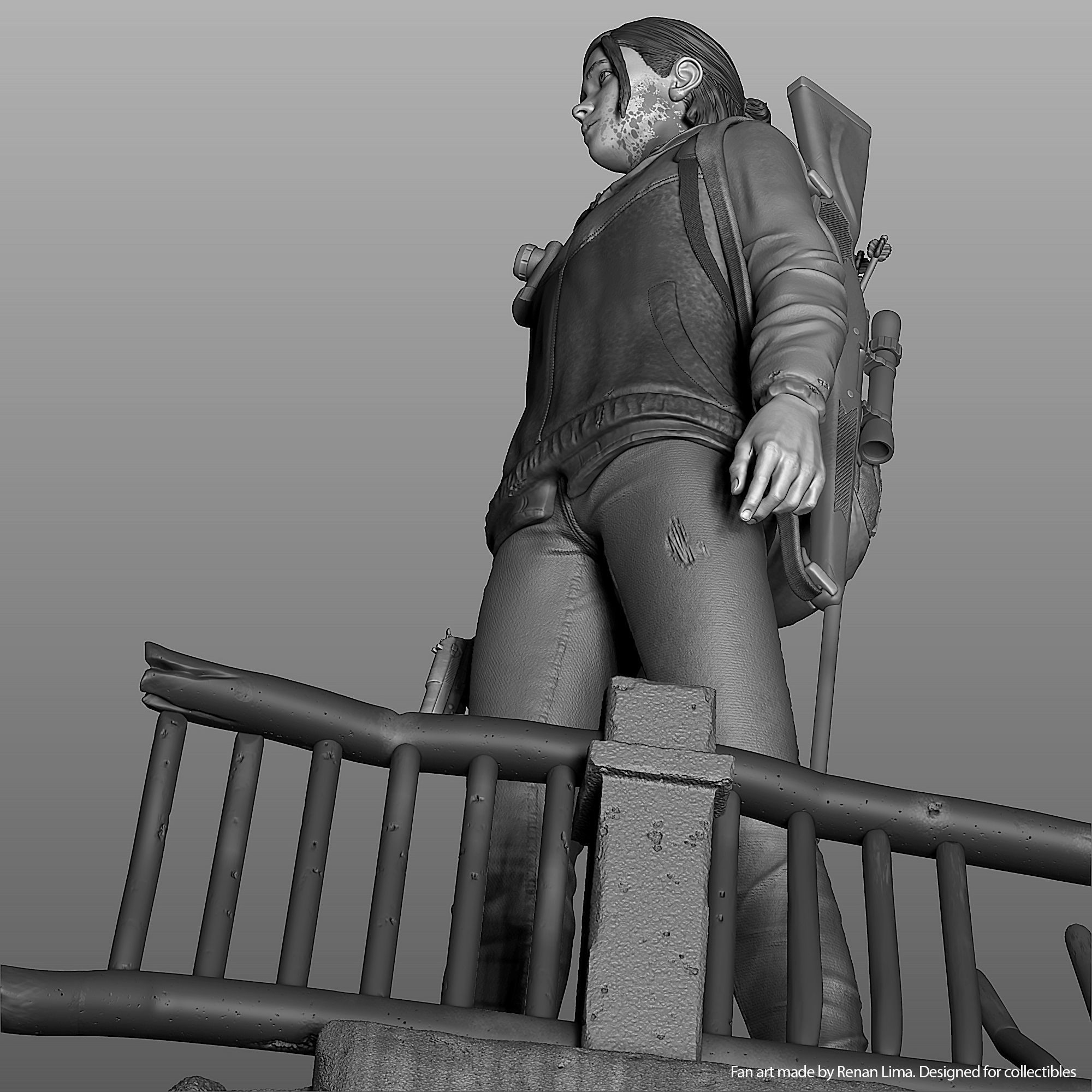 Ellie-The last of us 3D print model_12