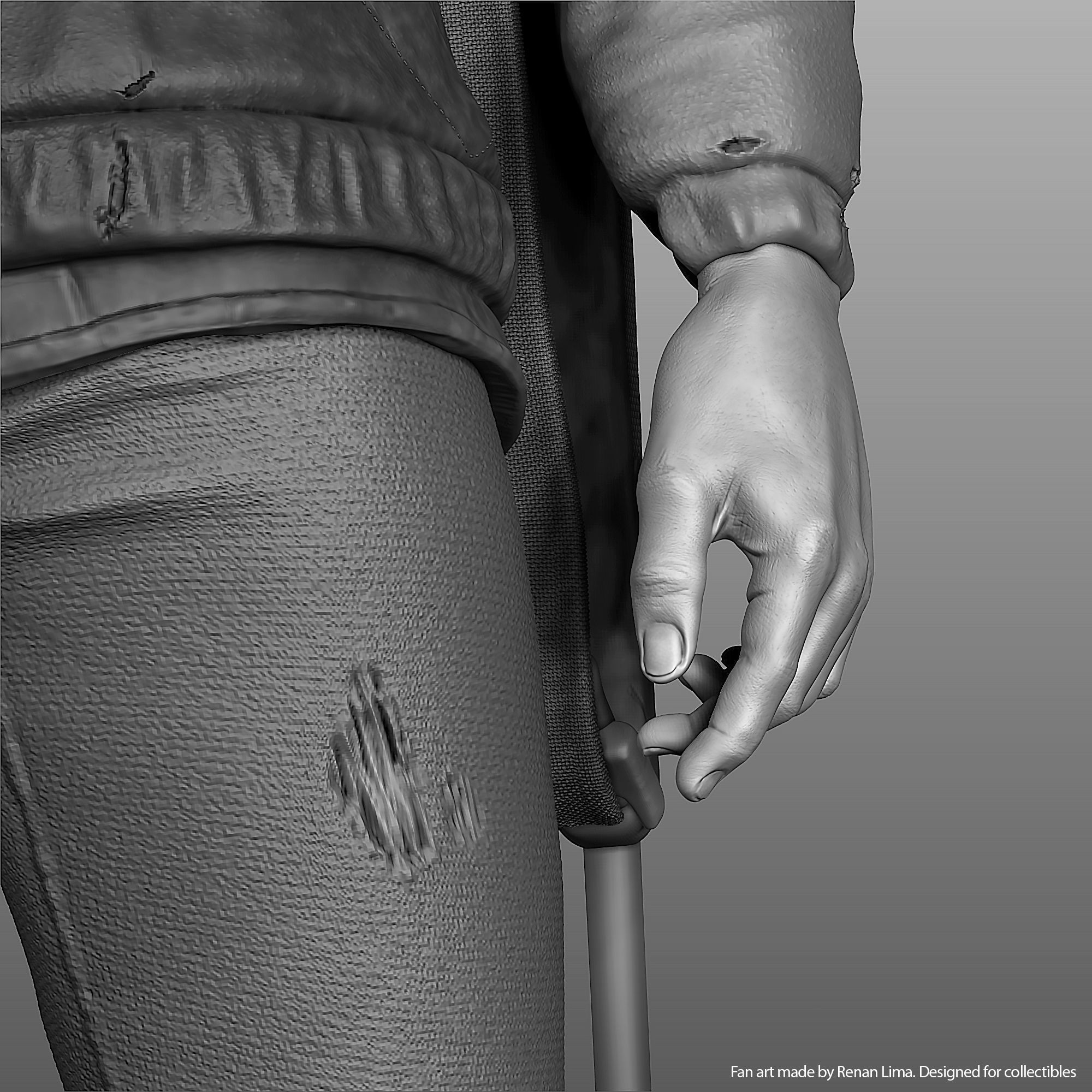 Ellie-The last of us 3D print model_8