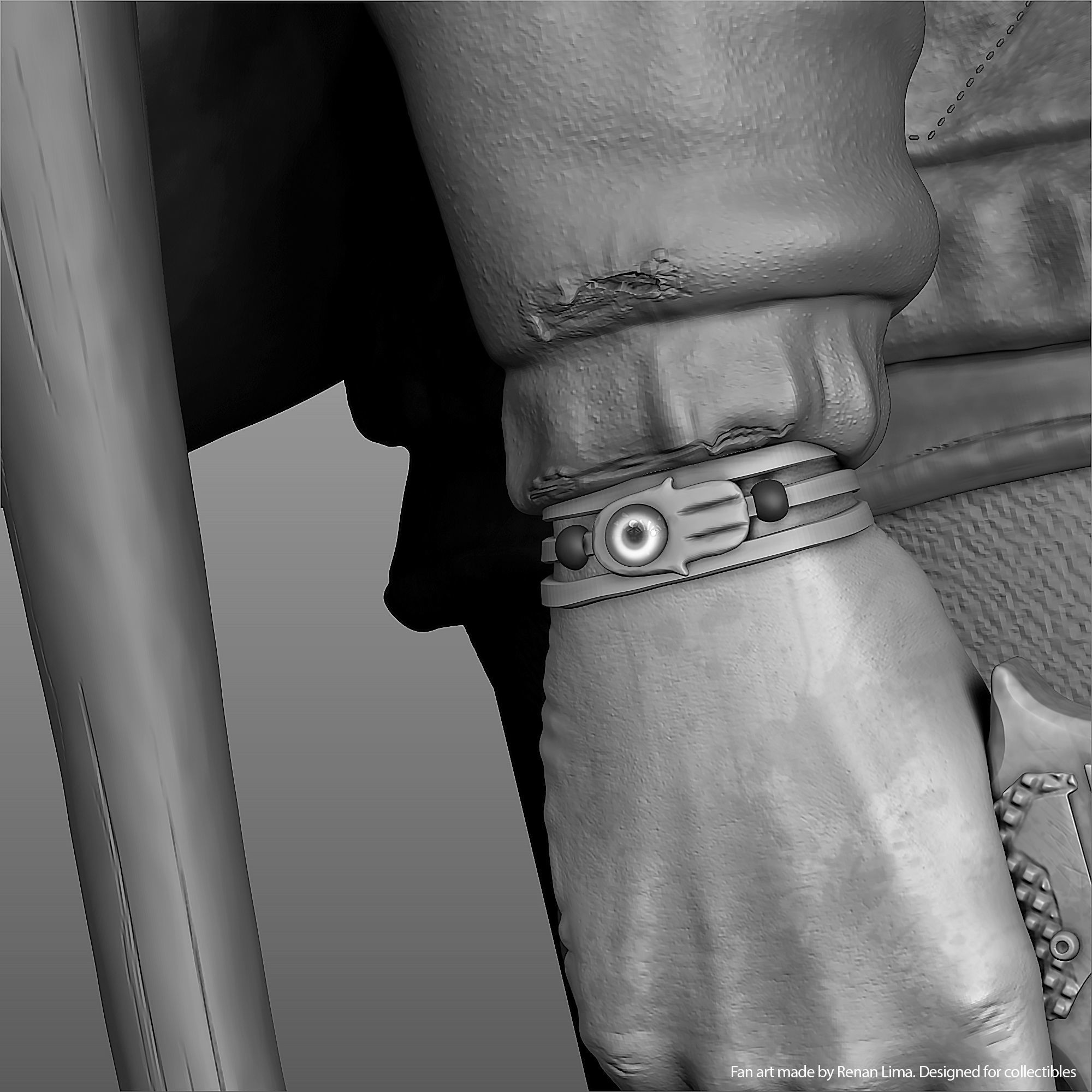 Ellie-The last of us 3D print model_4