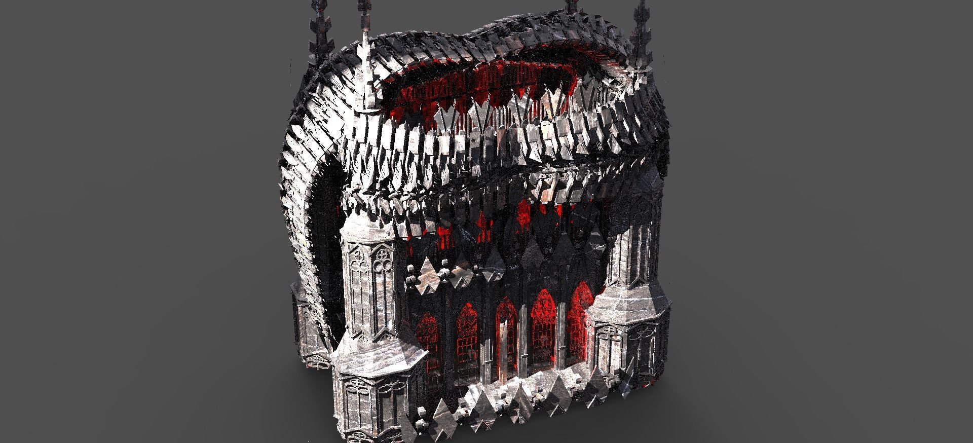 Scull Spine cathedral 2 3D model_1