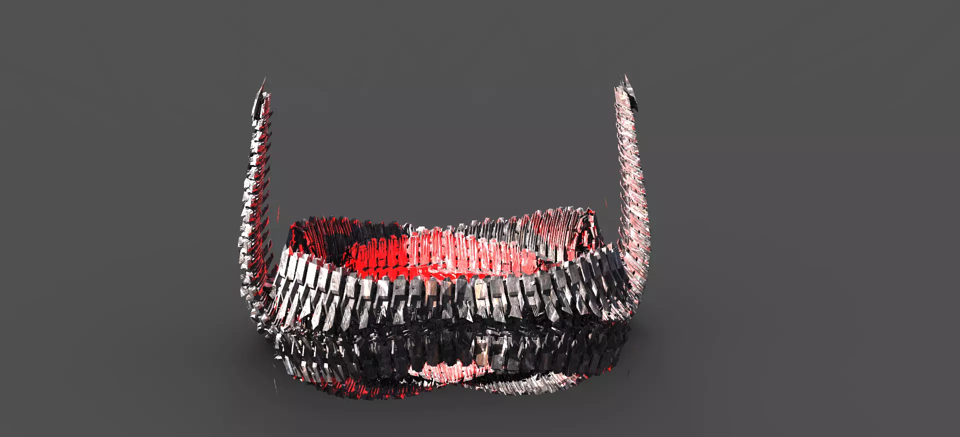 Scull Spine cathedral spine 2 3D model