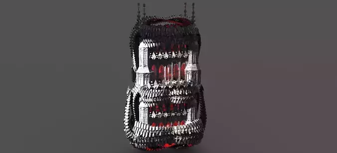 Scull Spine cathedral 2 designs 