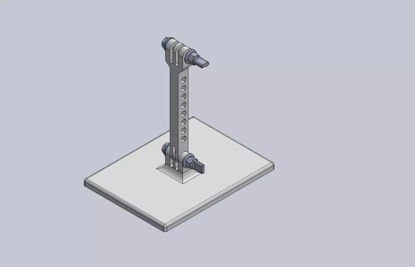 GoPro Desk Stand with an extention arm 3D print model_0