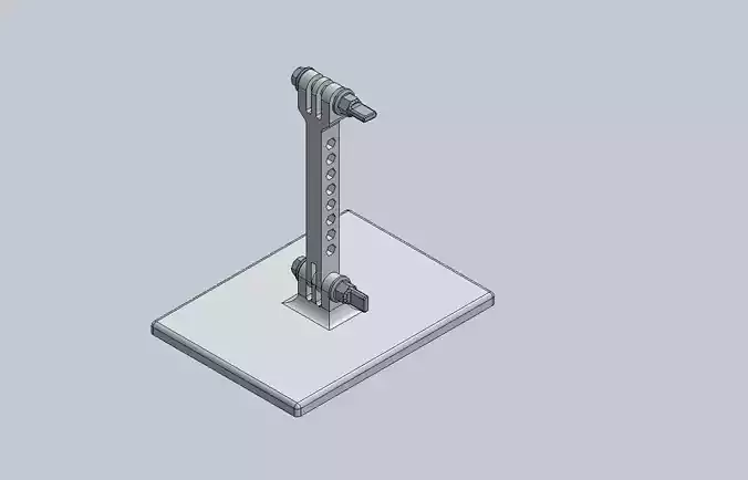 GoPro Desk Stand with an extention arm 3D print model