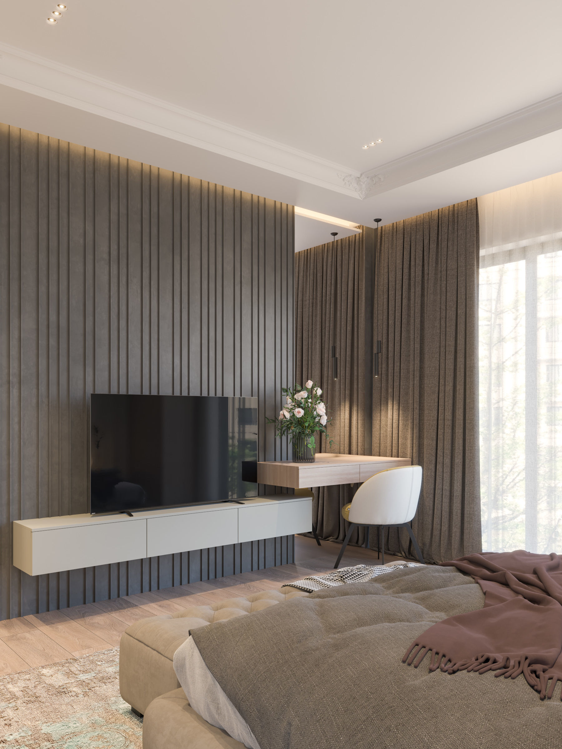 Bedroom design 3D model_3