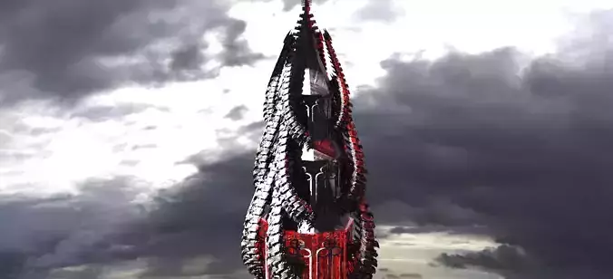 Cult Spine Arch Cathedral Tower 2