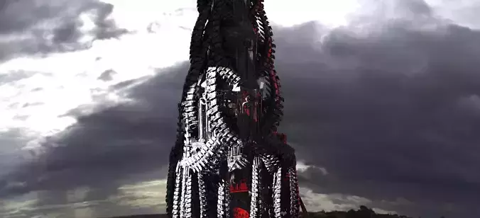 Cult Spine Arch Cathedral Tower 2 Towers 