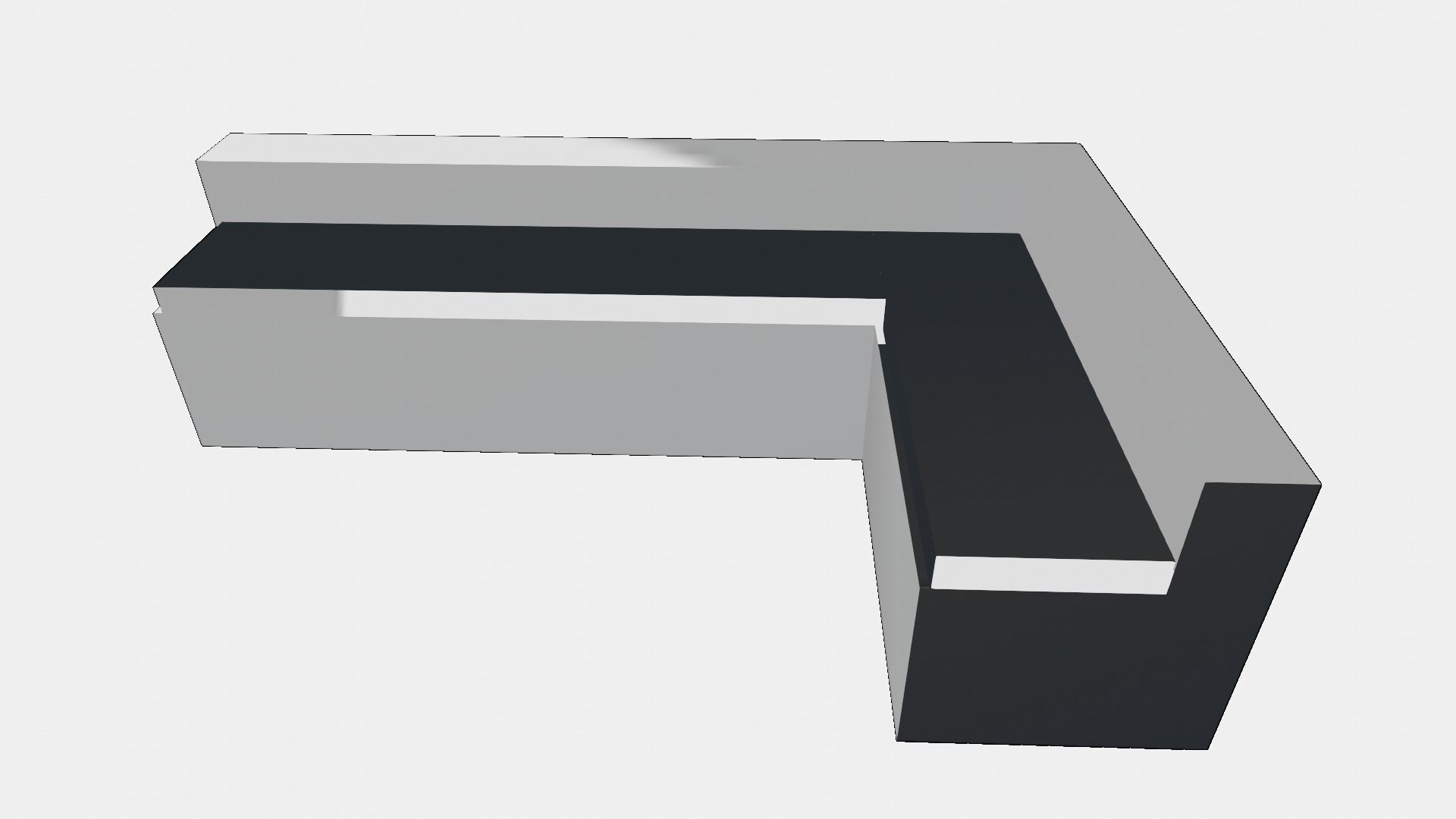 3D 3x Set Sofa Couch Low Poly normal abstract Low-poly 3D model_13