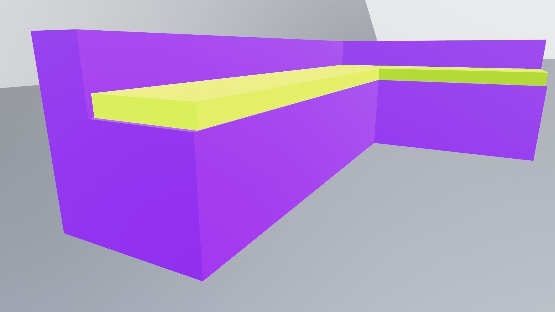 3D 3x Set Sofa Couch Low Poly normal abstract Low-poly 3D model_38