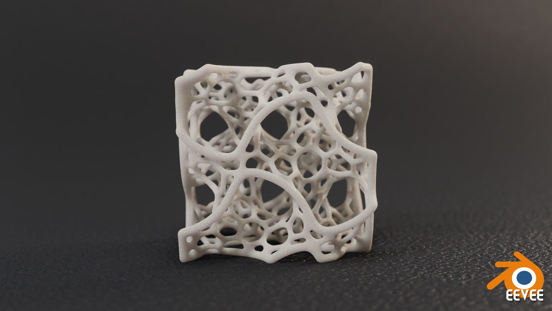 Gyroid Voronoi Unit 3D print model_6