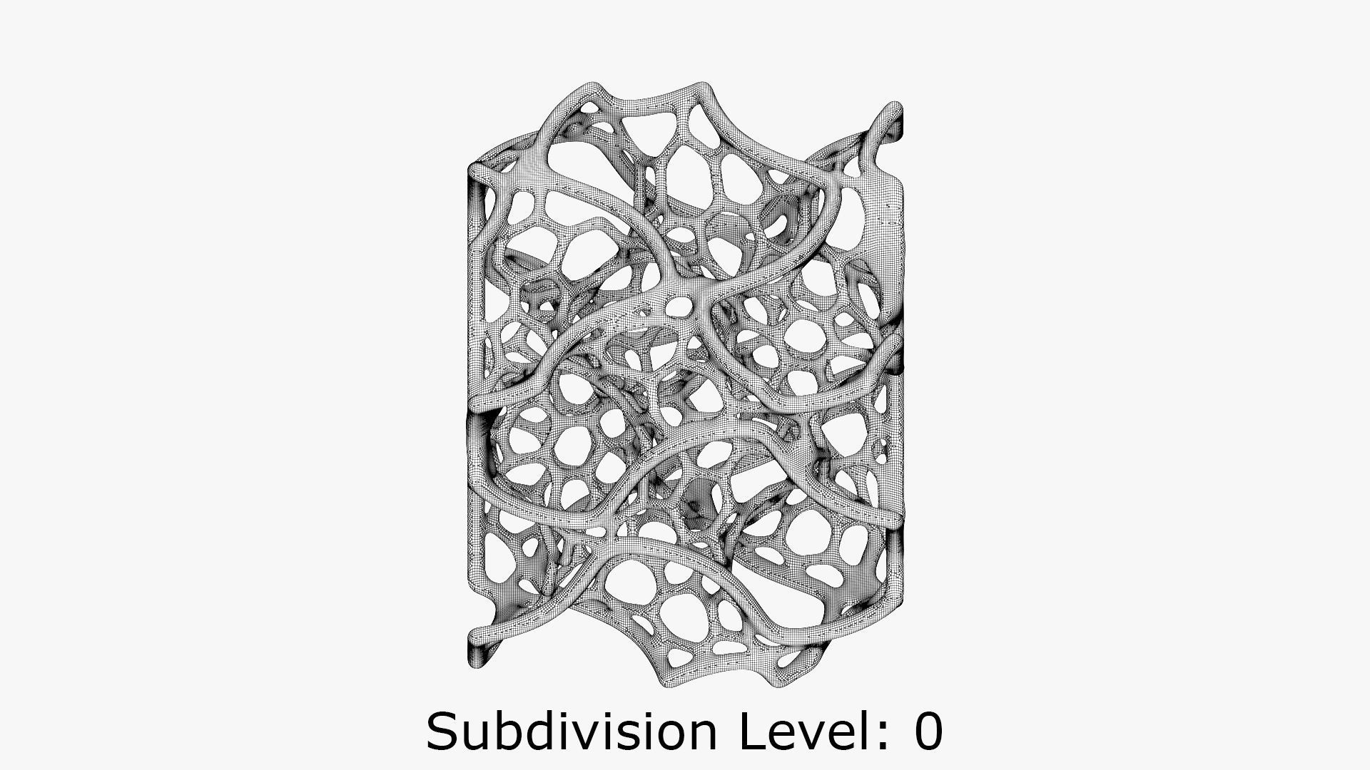 Gyroid Voronoi Unit 3D print model_11