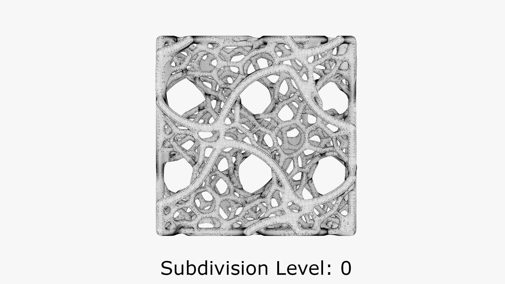 Gyroid Voronoi Unit 3D print model_10