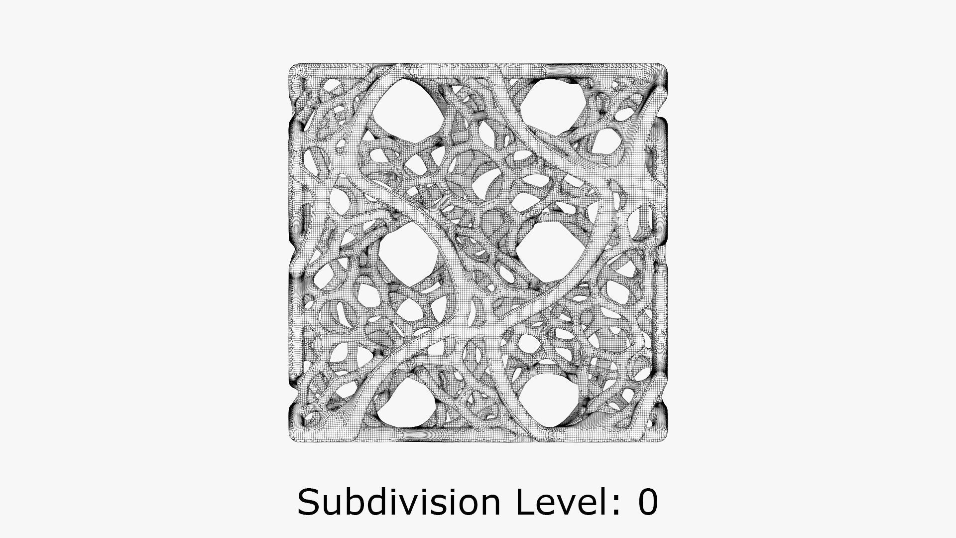 Gyroid Voronoi Unit 3D print model_9