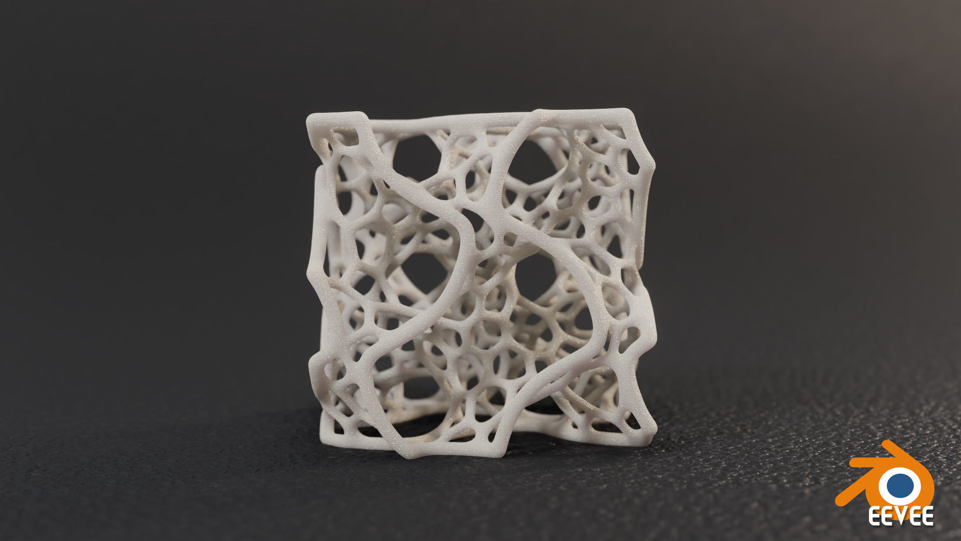 Gyroid Voronoi Unit 3D print model_3