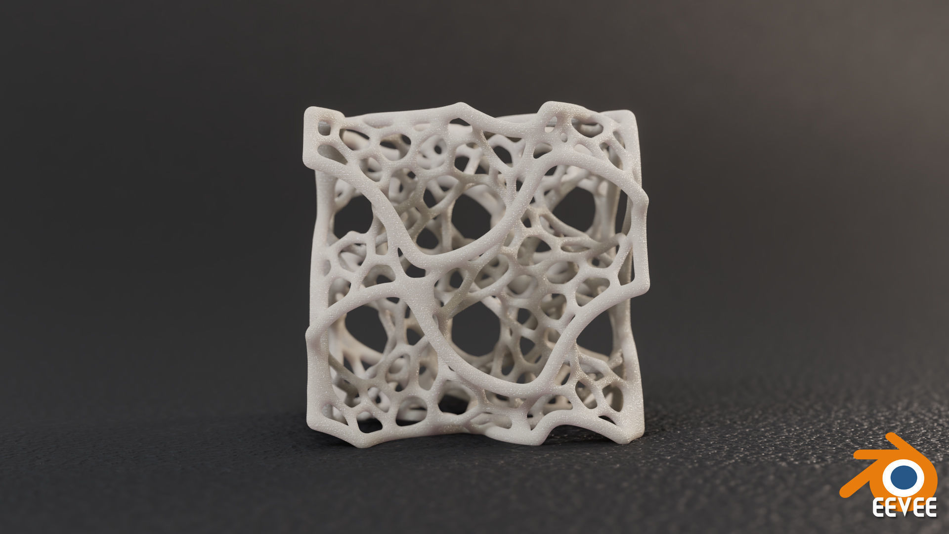 Gyroid Voronoi Unit 3D print model_1