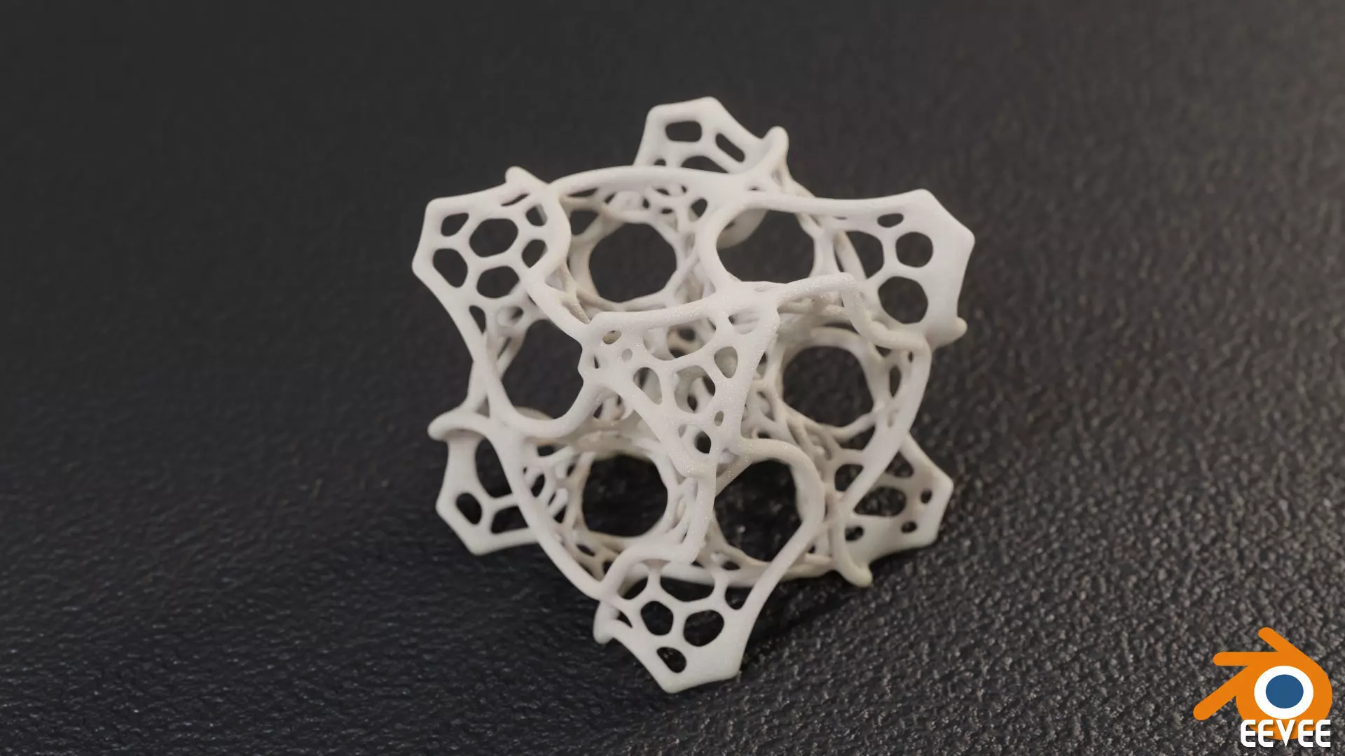 Gyroid Voronoi Unit 3D print model_0