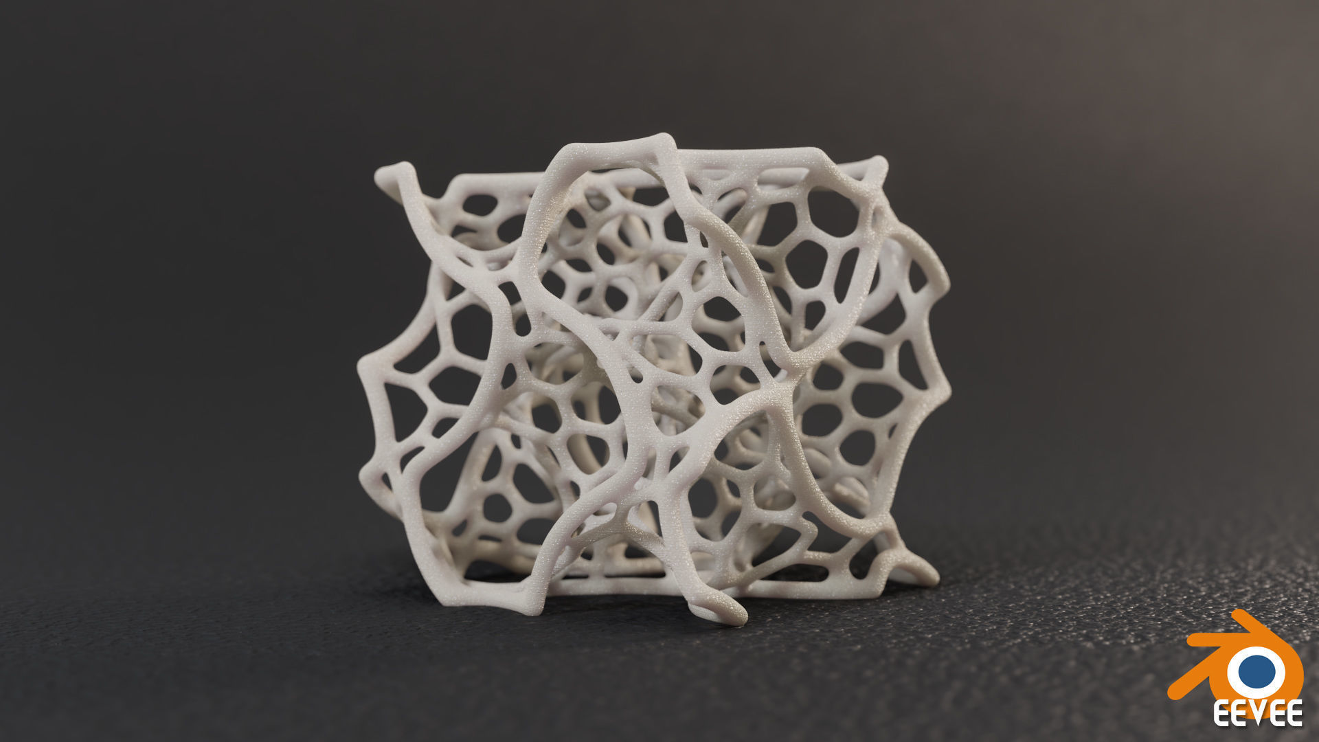 Gyroid Voronoi Unit 3D print model_2