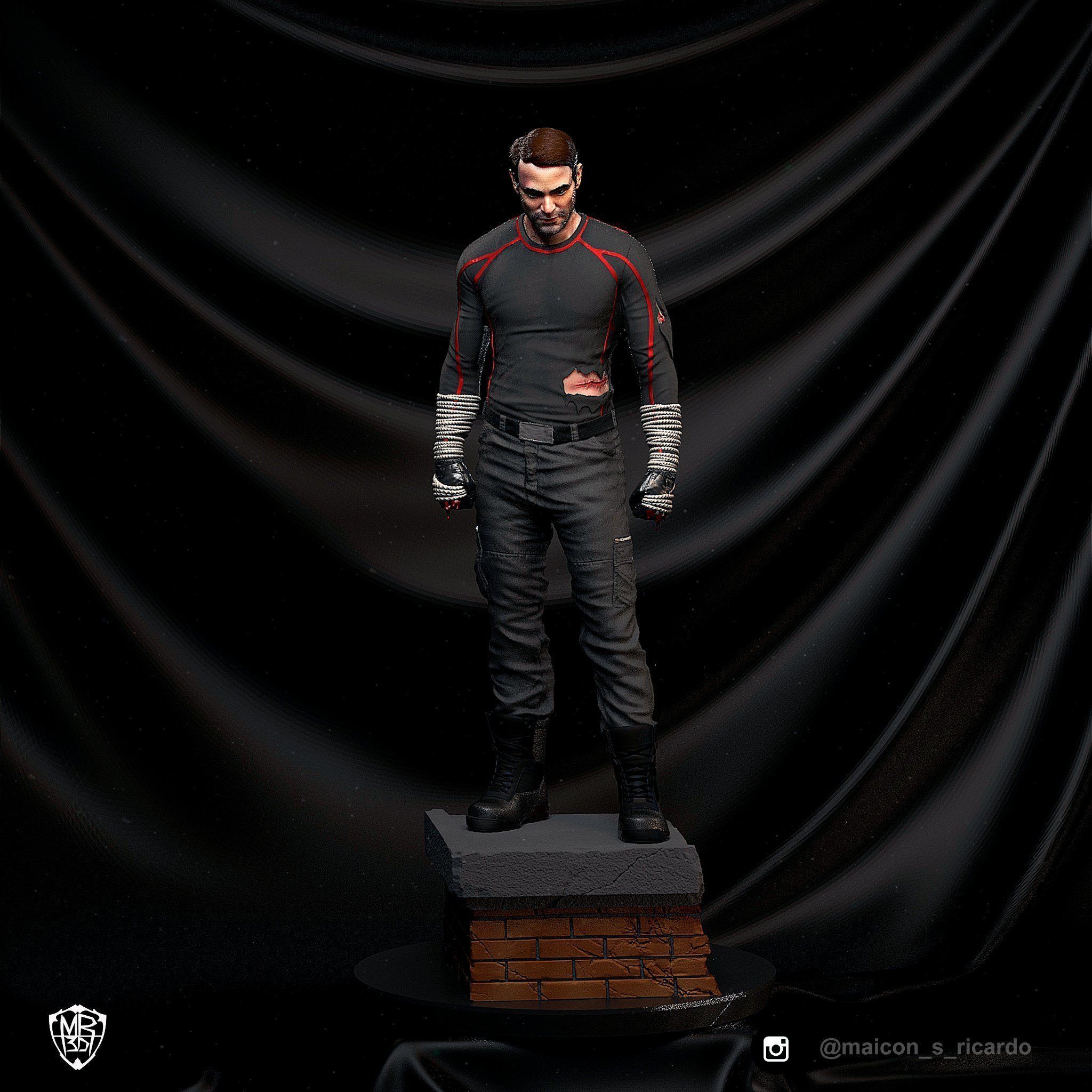 Daredevil Netflix version 3D print model_1