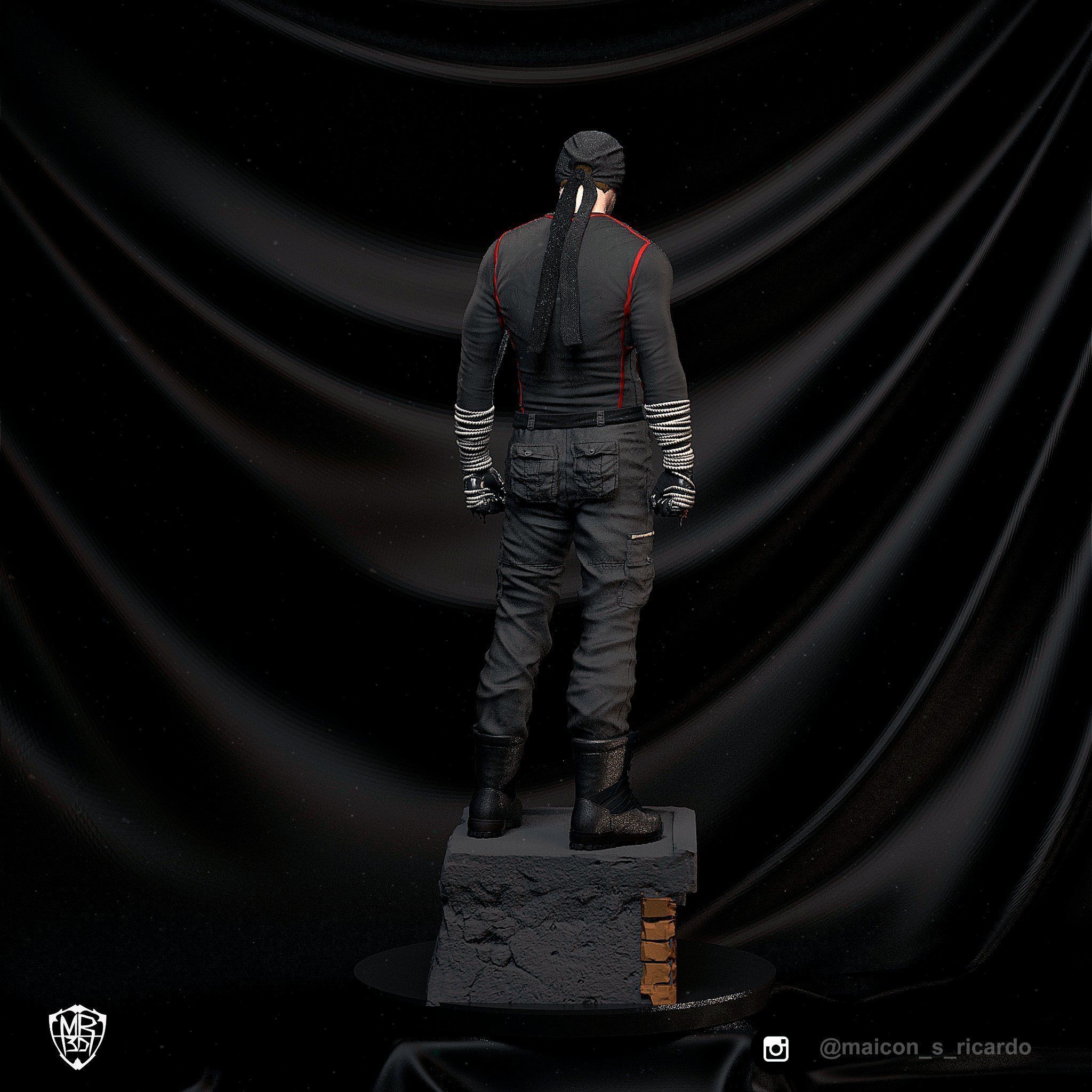 Daredevil Netflix version 3D print model_4