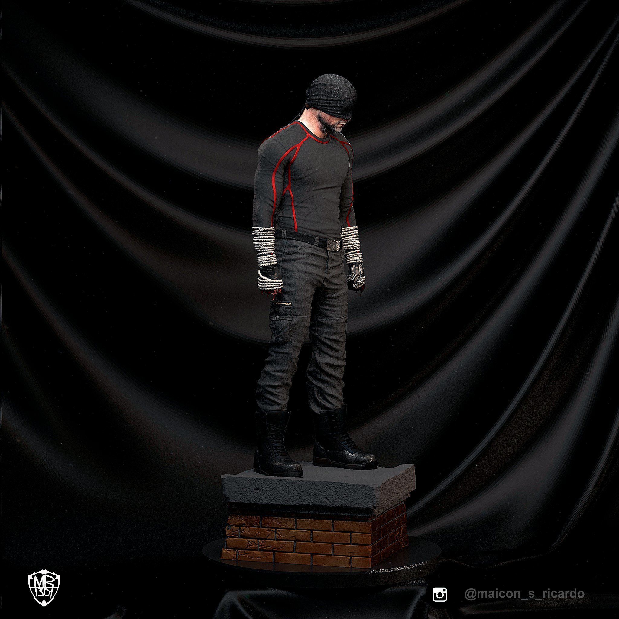 Daredevil Netflix version 3D print model_3