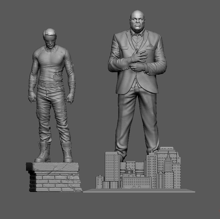 Daredevil Netflix version 3D print model_7