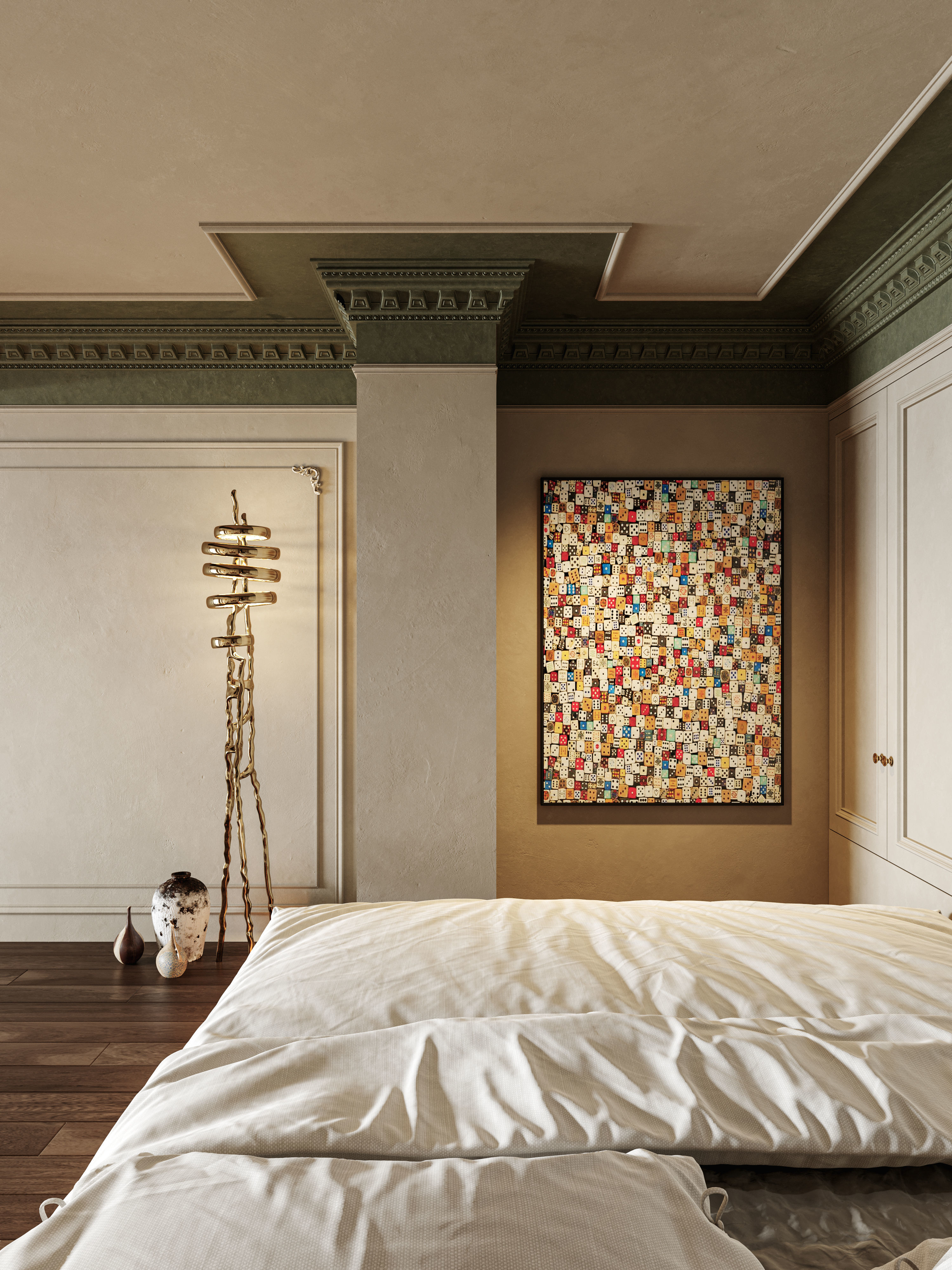 Living Room Interior Scene for 3DMAX and Corona 3D model 3D model_4