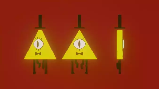 Bill Cipher 3D model