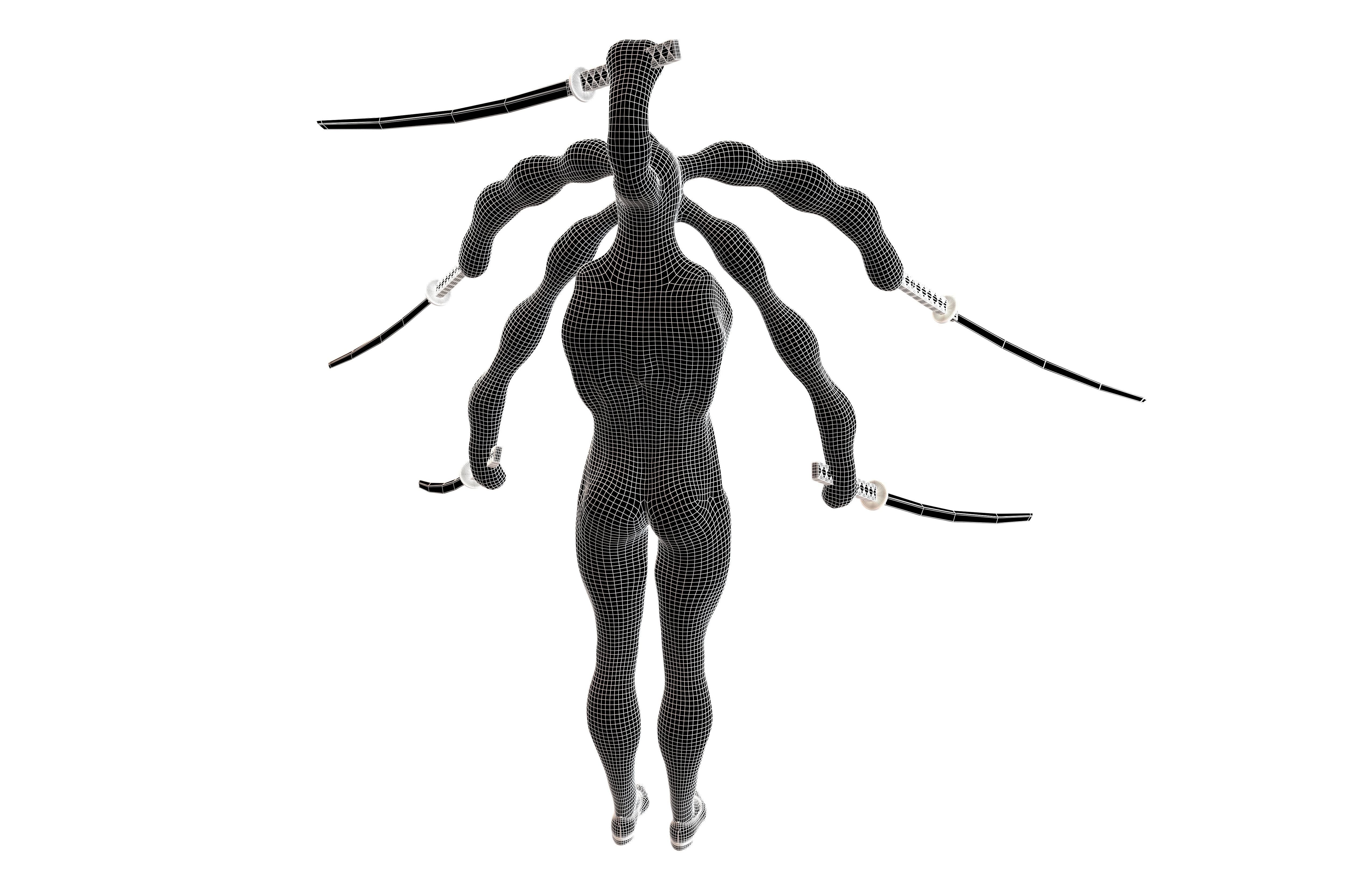 Monster Si Yuk v1 001 Low-poly 3D model_16