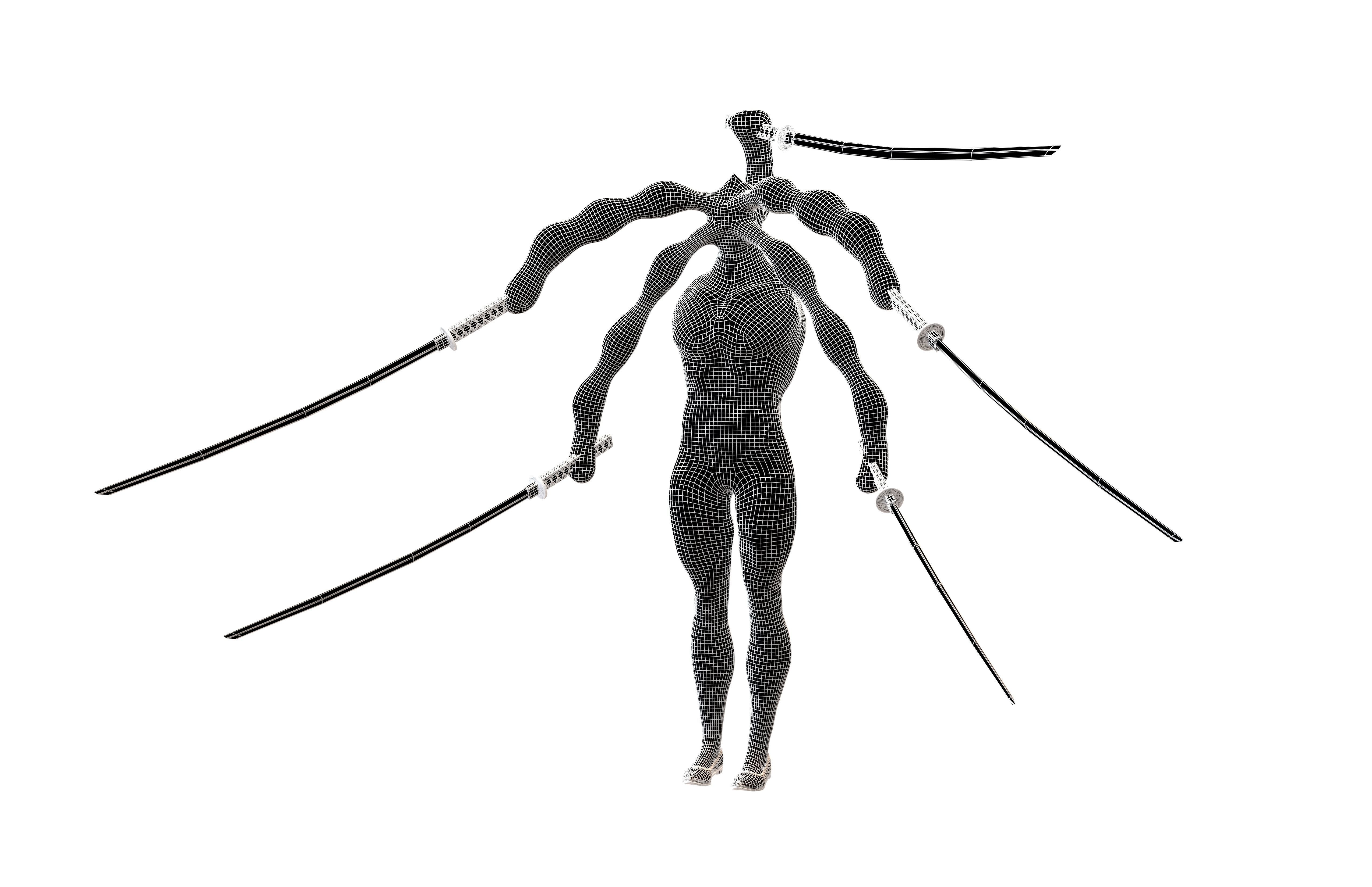 Monster Si Yuk v1 001 Low-poly 3D model_13