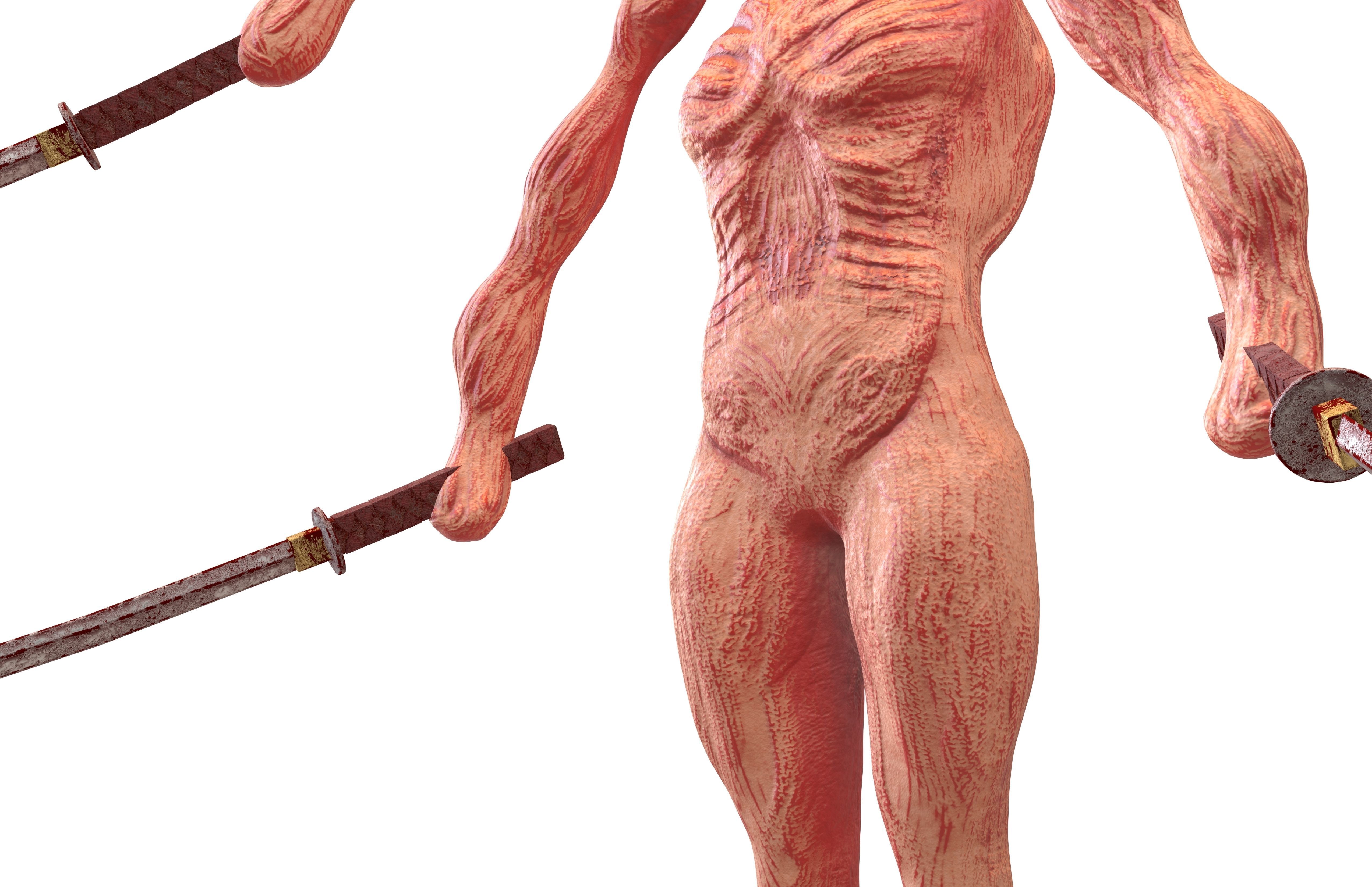 Monster Si Yuk v1 001 Low-poly 3D model_7