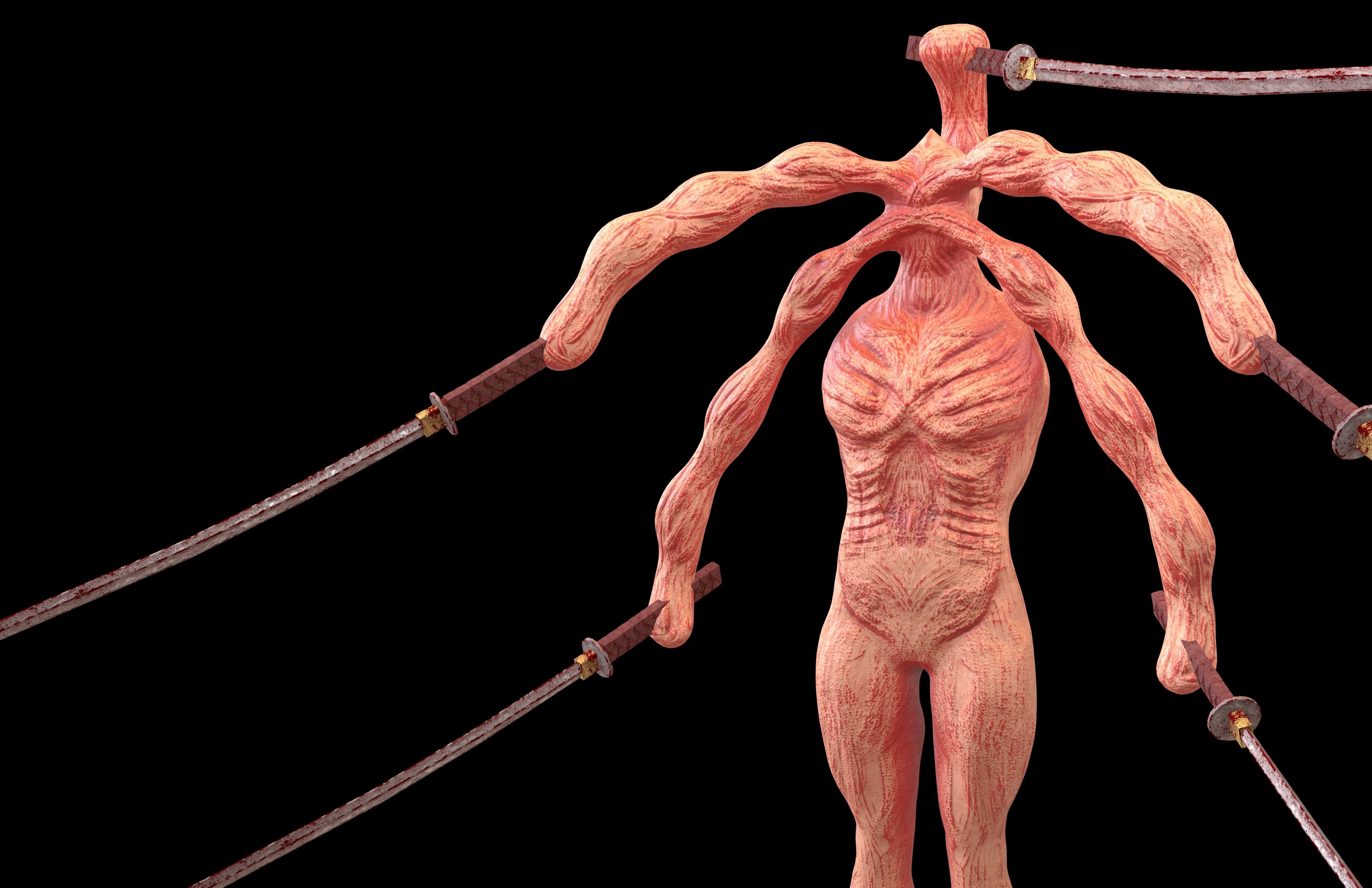 Monster Si Yuk v1 001 Low-poly 3D model_9