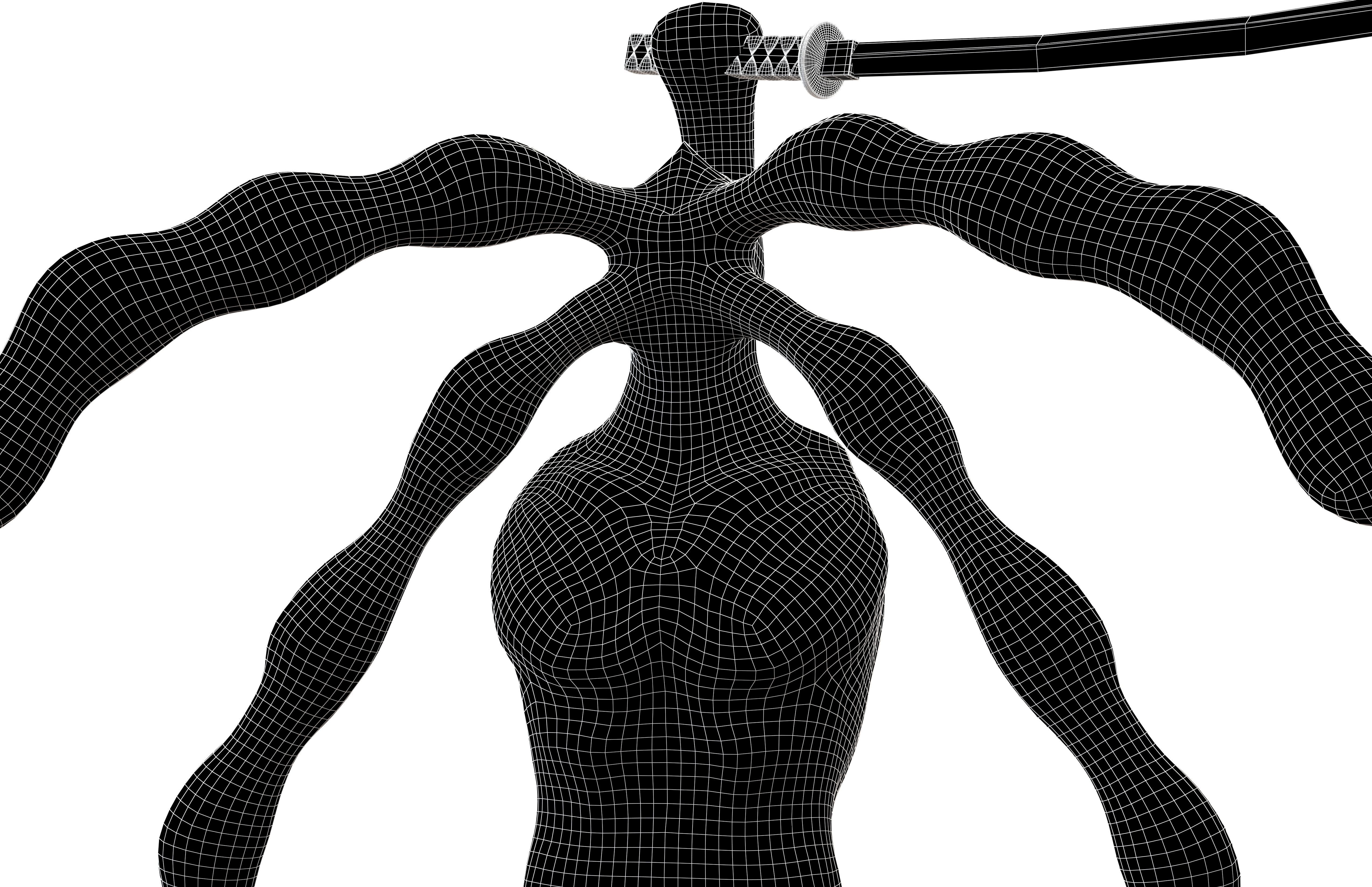 Monster Si Yuk v1 001 Low-poly 3D model_14